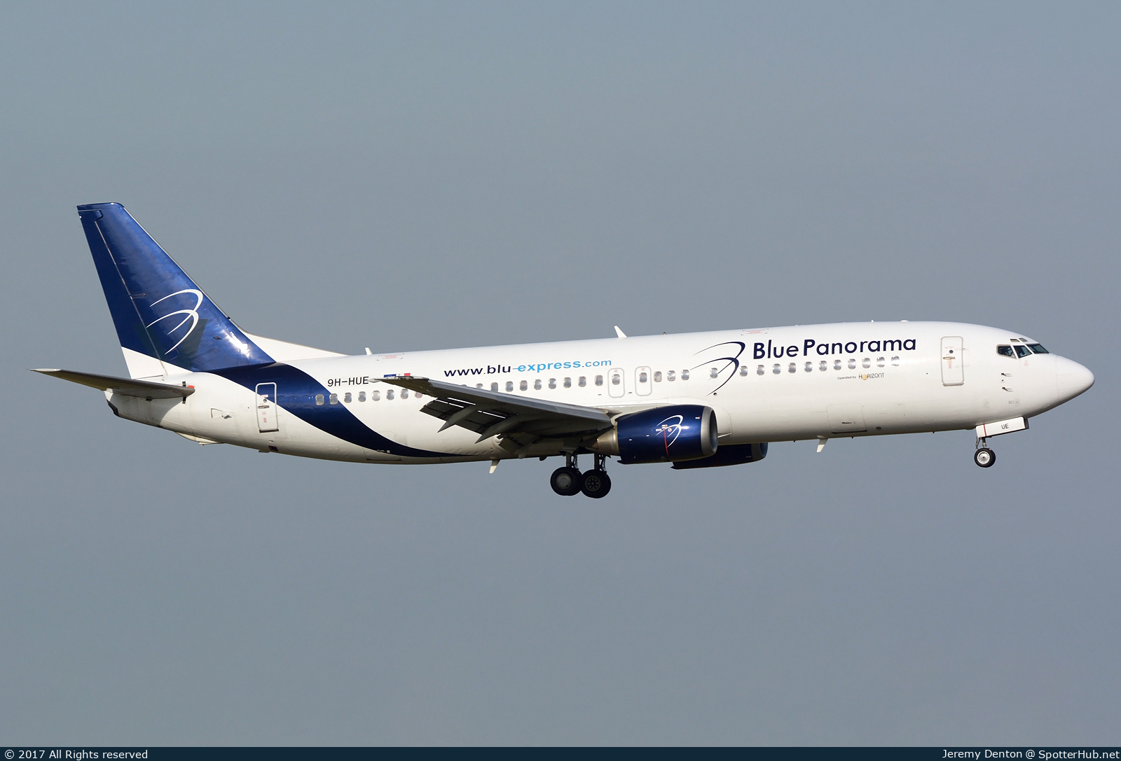Photo of 9H-HUE - Boeing 737-430 operated by Blue Panorama Airlines (opb Air Horizont)