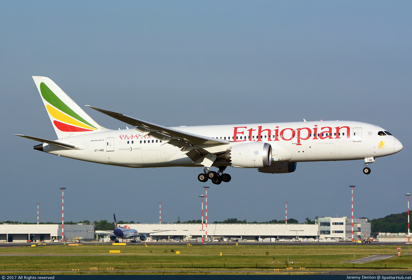 Photo of ET-ARE - Boeing 787-8 Dreamliner operated by Ethiopian Airlines