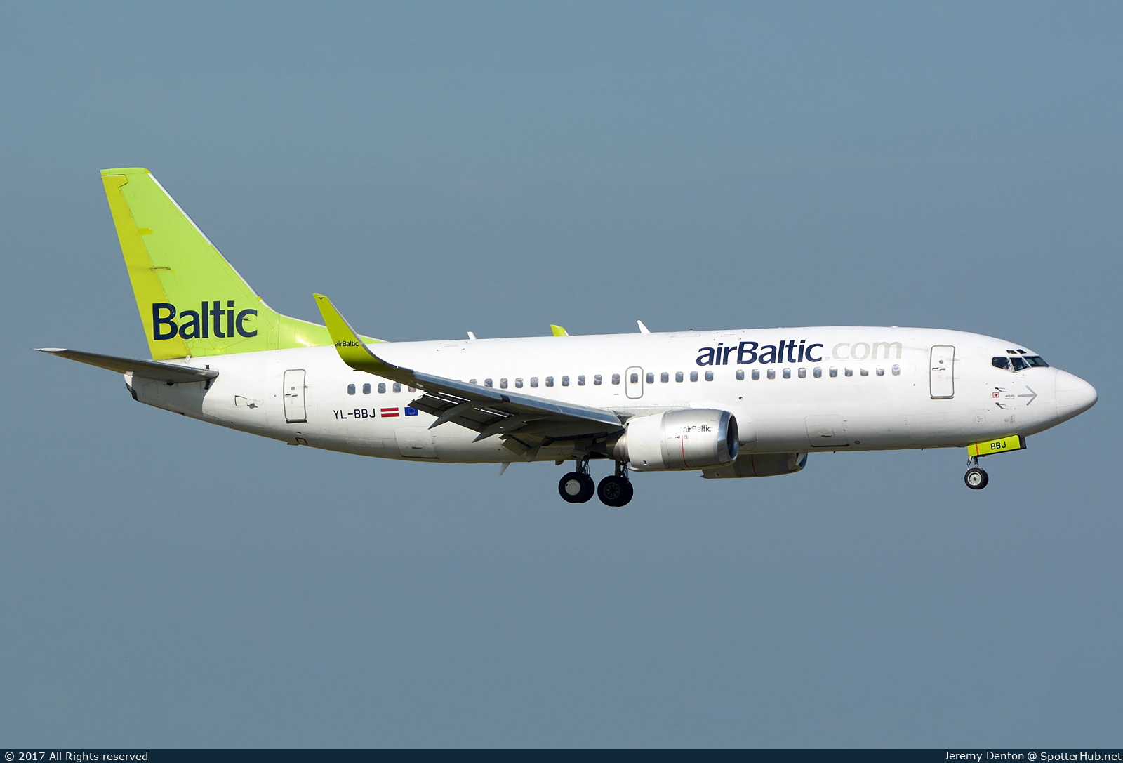 Photo of YL-BBJ - Boeing 737-36Q operated by airBaltic