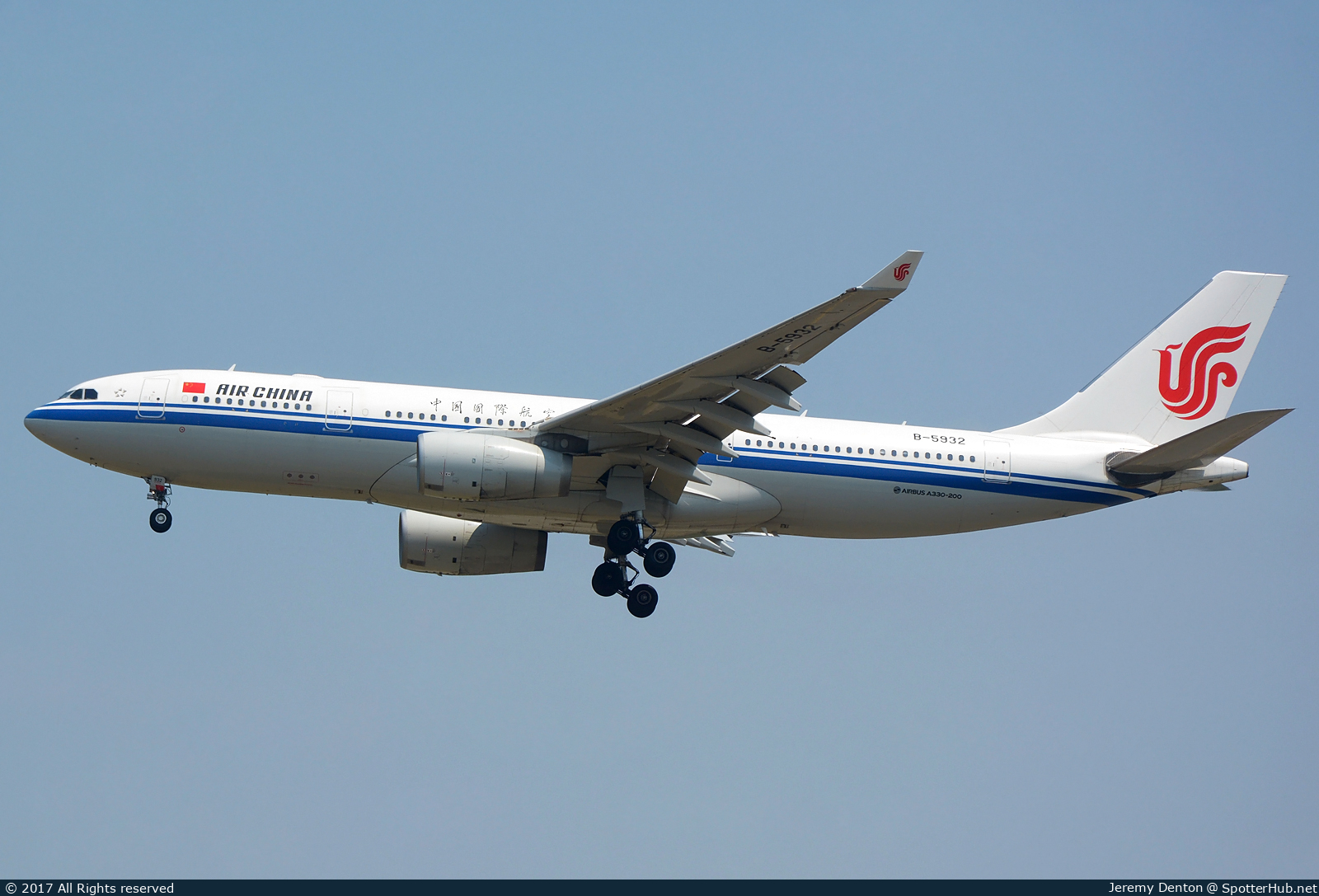 Photo of B-5932 - Airbus A330-243 operated by Air China