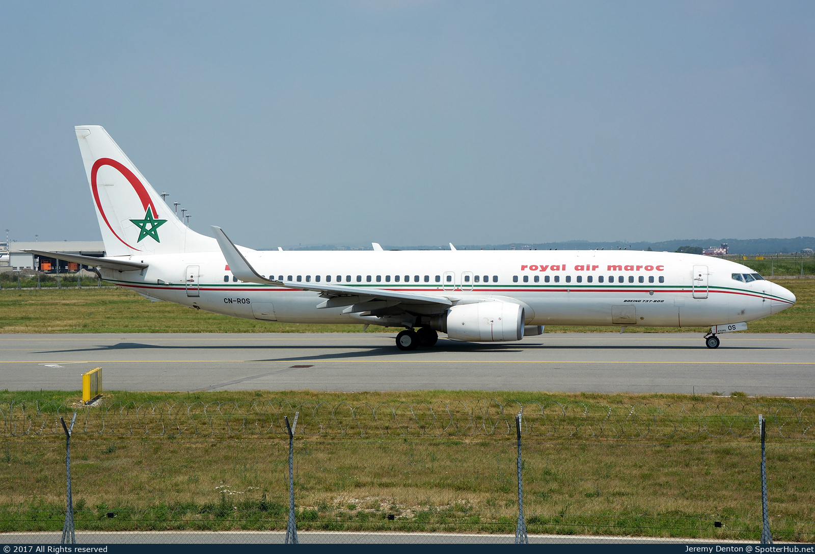 Photo of CN-ROS - Boeing 737-8B6 operated by Royal Air Maroc