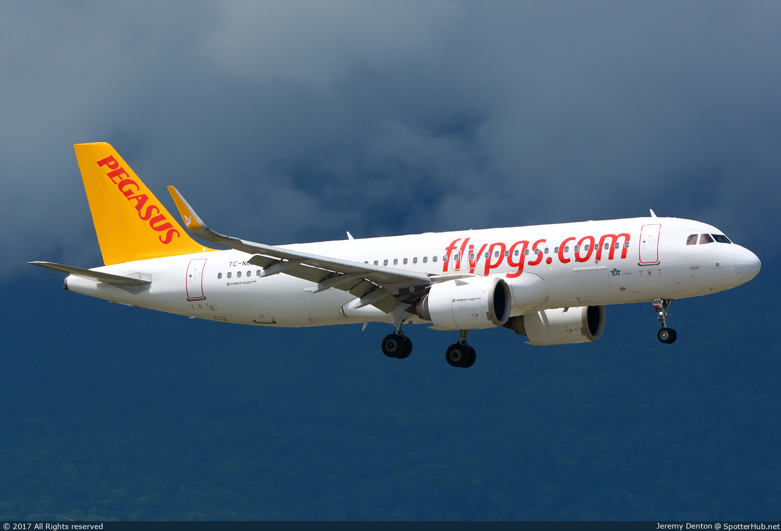 Photo of TC-NBB - Airbus A320-251N operated by Pegasus Airlines