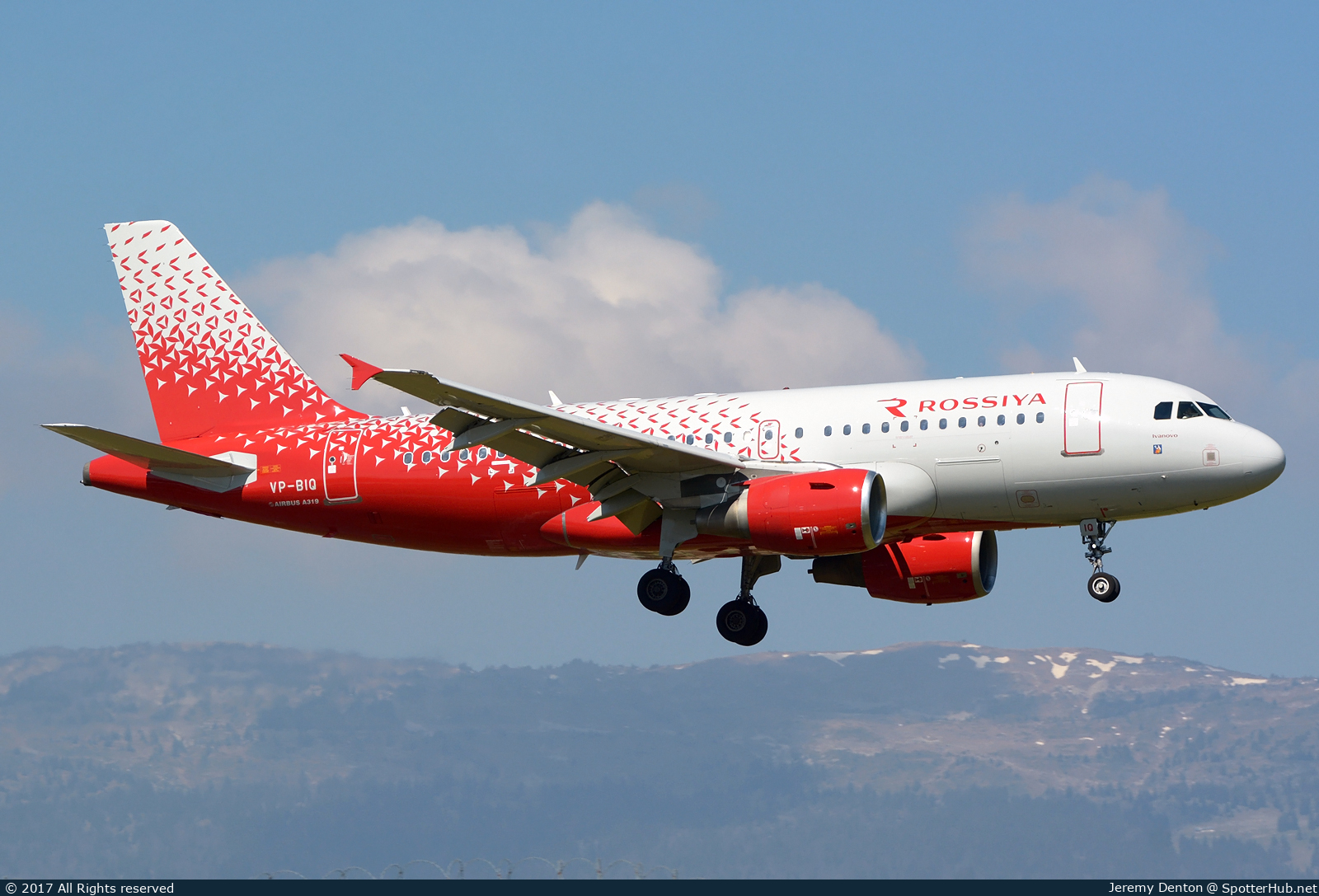 Photo of VP-BIQ - Airbus A319-111 operated by Rossiya Airlines