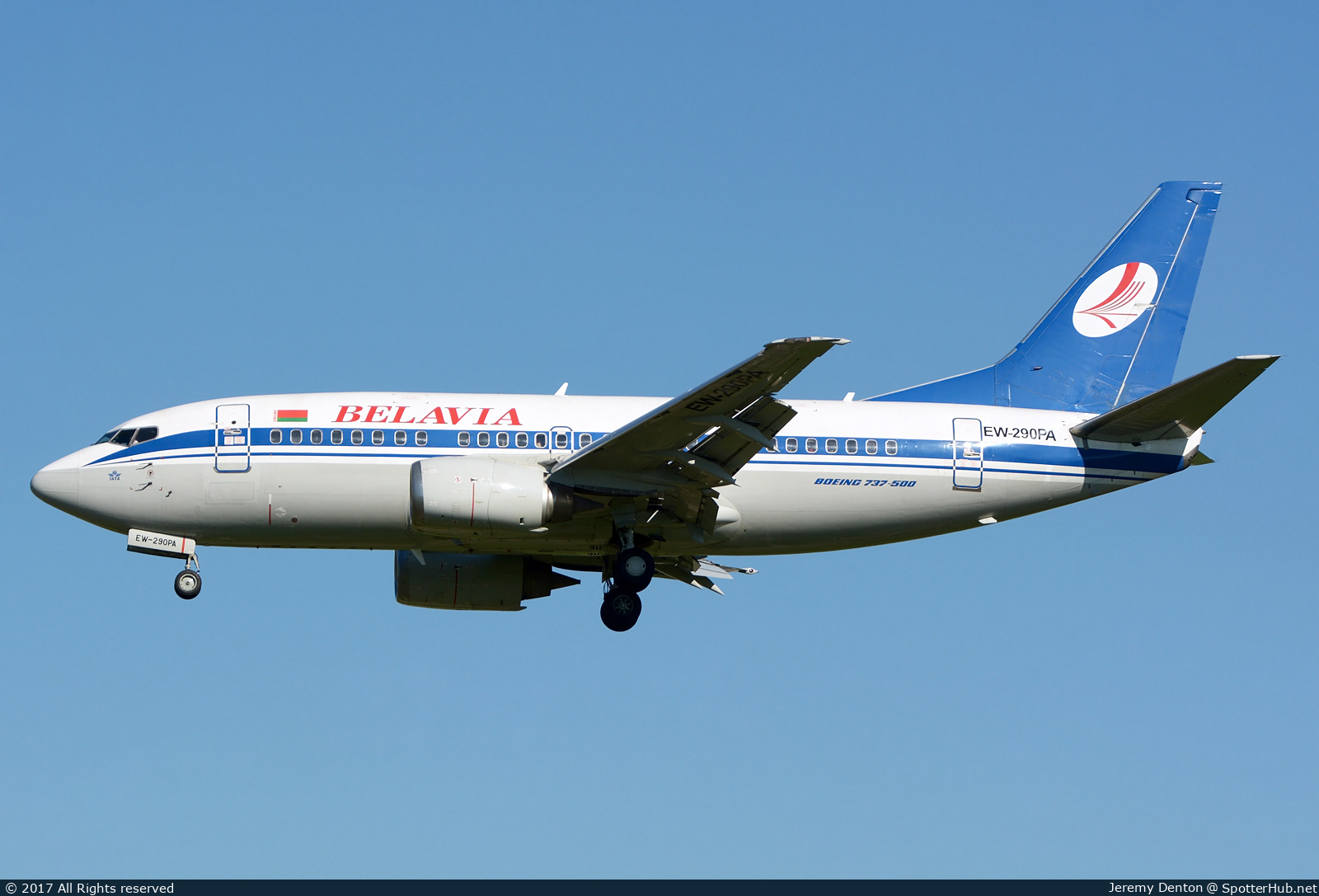 Photo of EW-290PA - Boeing 737-5Q8 operated by Belavia