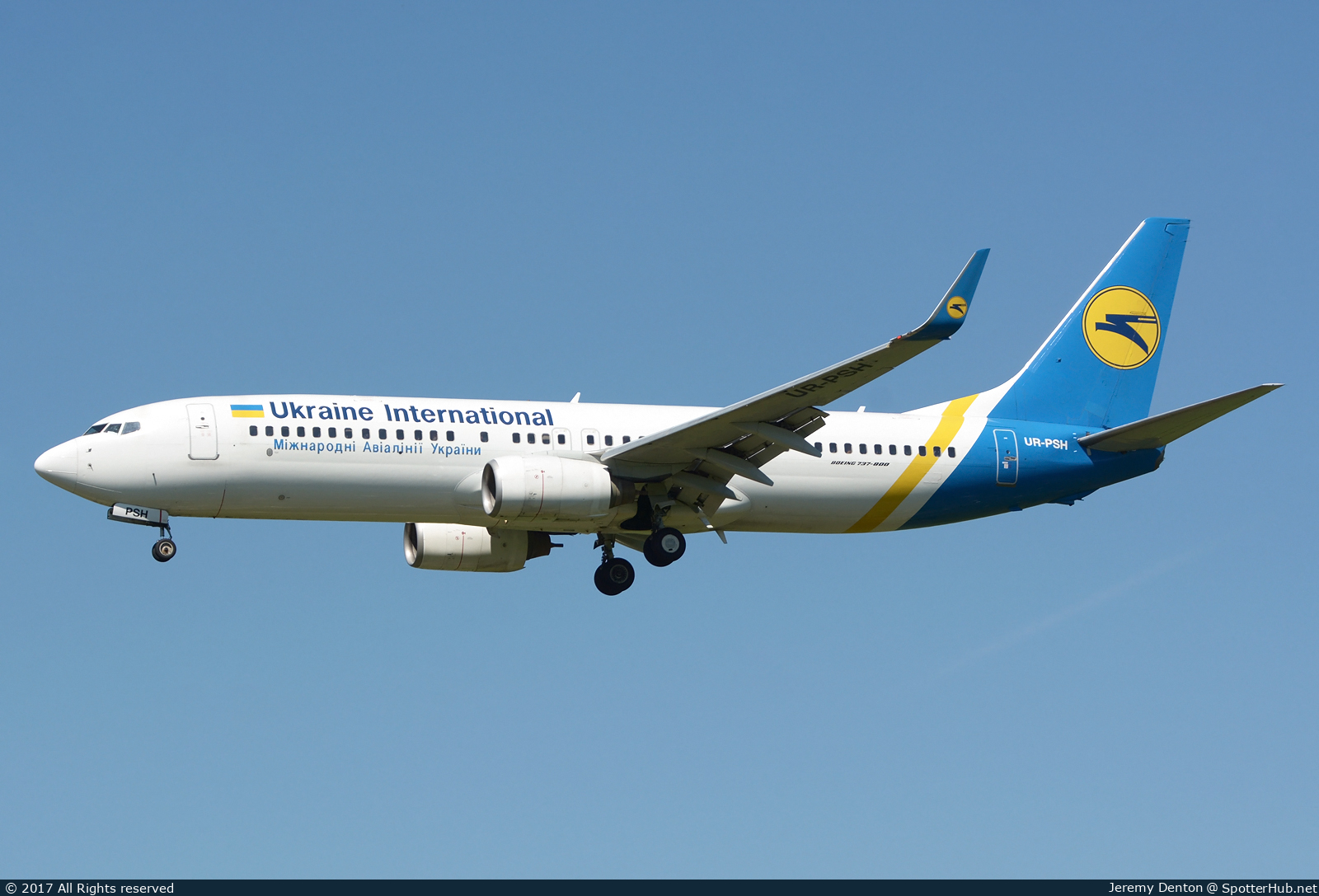 Photo of UR-PSH - Boeing 737-85R operated by Ukraine International Airlines