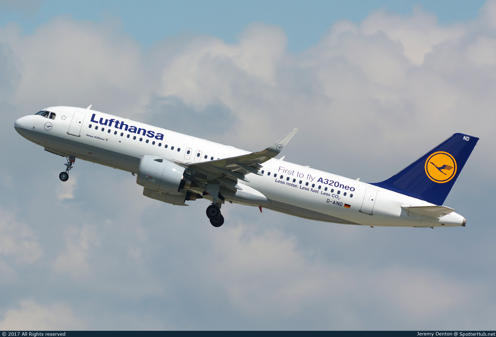 Photo of D-AIND - Airbus A320-271N operated by Lufthansa