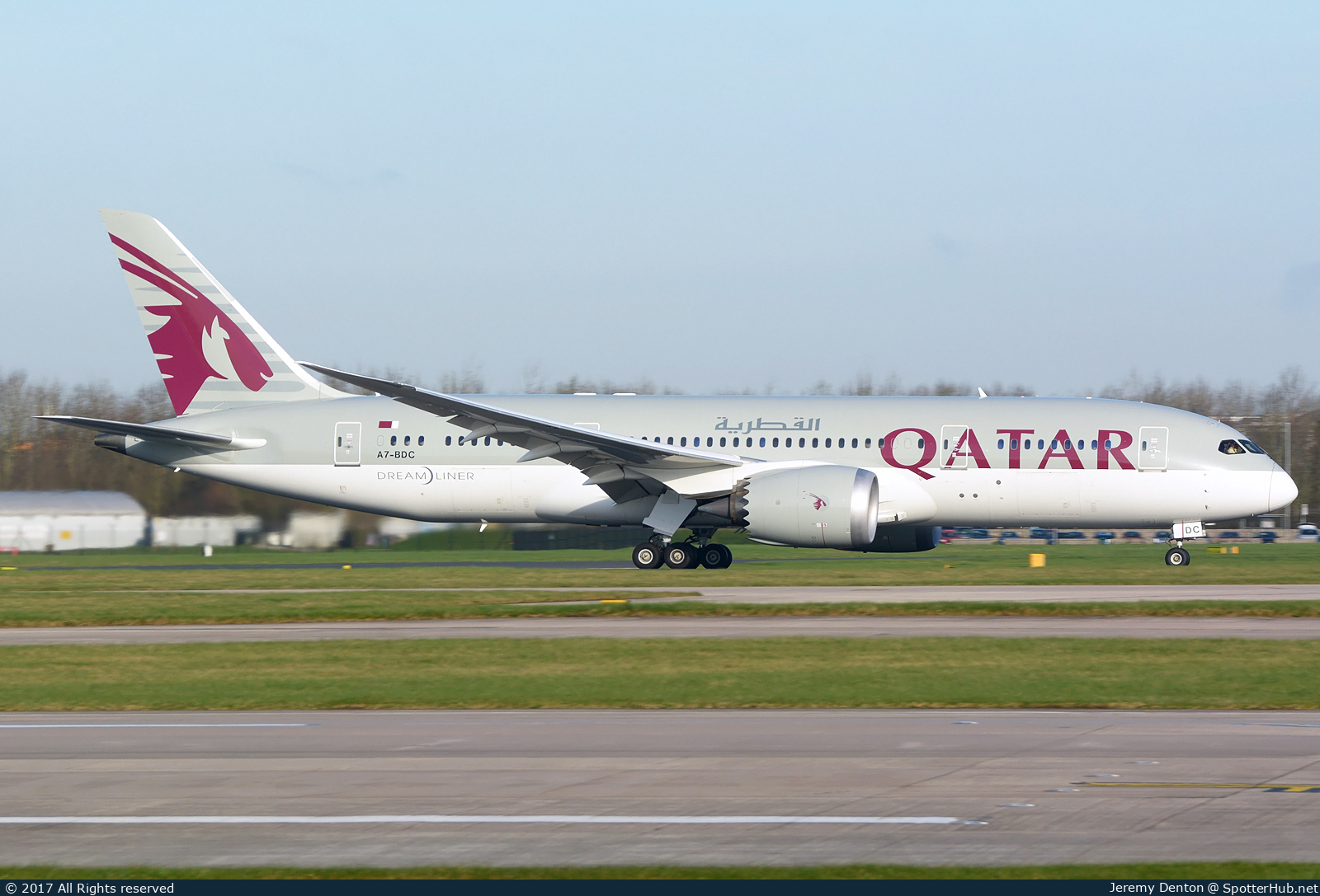 Photo of A7-BDC - Boeing 787-8 Dreamliner operated by Qatar Airways