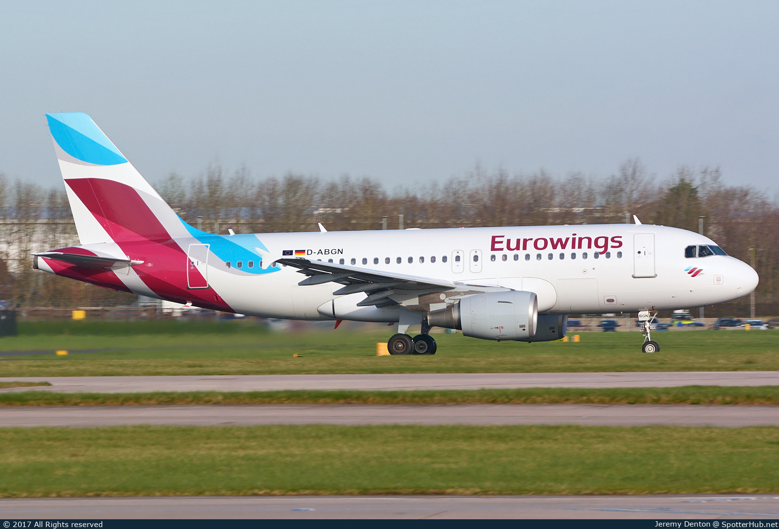 Photo of D-ABGN - Airbus A319-112 operated by Eurowings