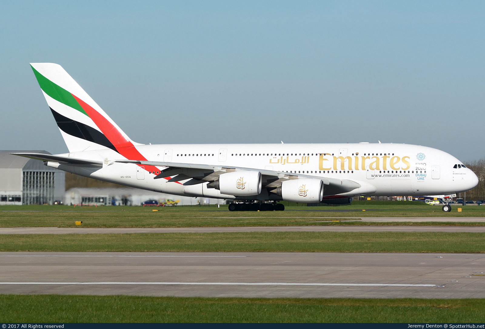 Photo of A6-EEA - Airbus A380-861 operated by Emirates