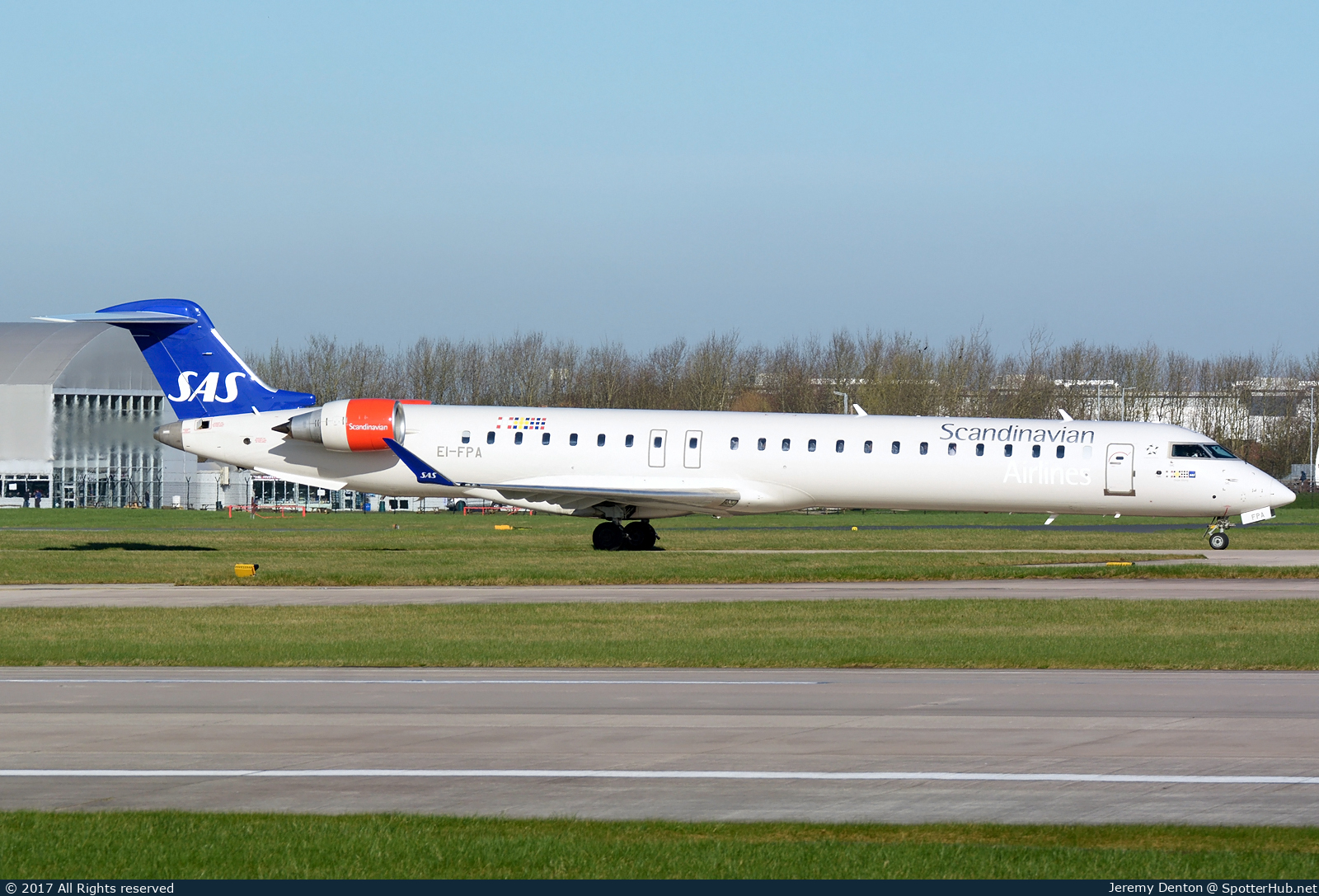 Photo of EI-FPA - Bombardier CRJ-900LR operated by SAS Scandinavian Airlines (opb CityJet)