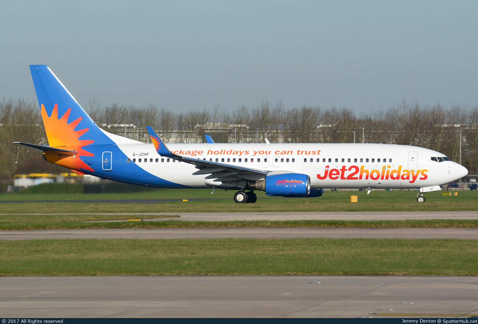 Photo of G-JZHF - Boeing 737-8K2 operated by Jet2