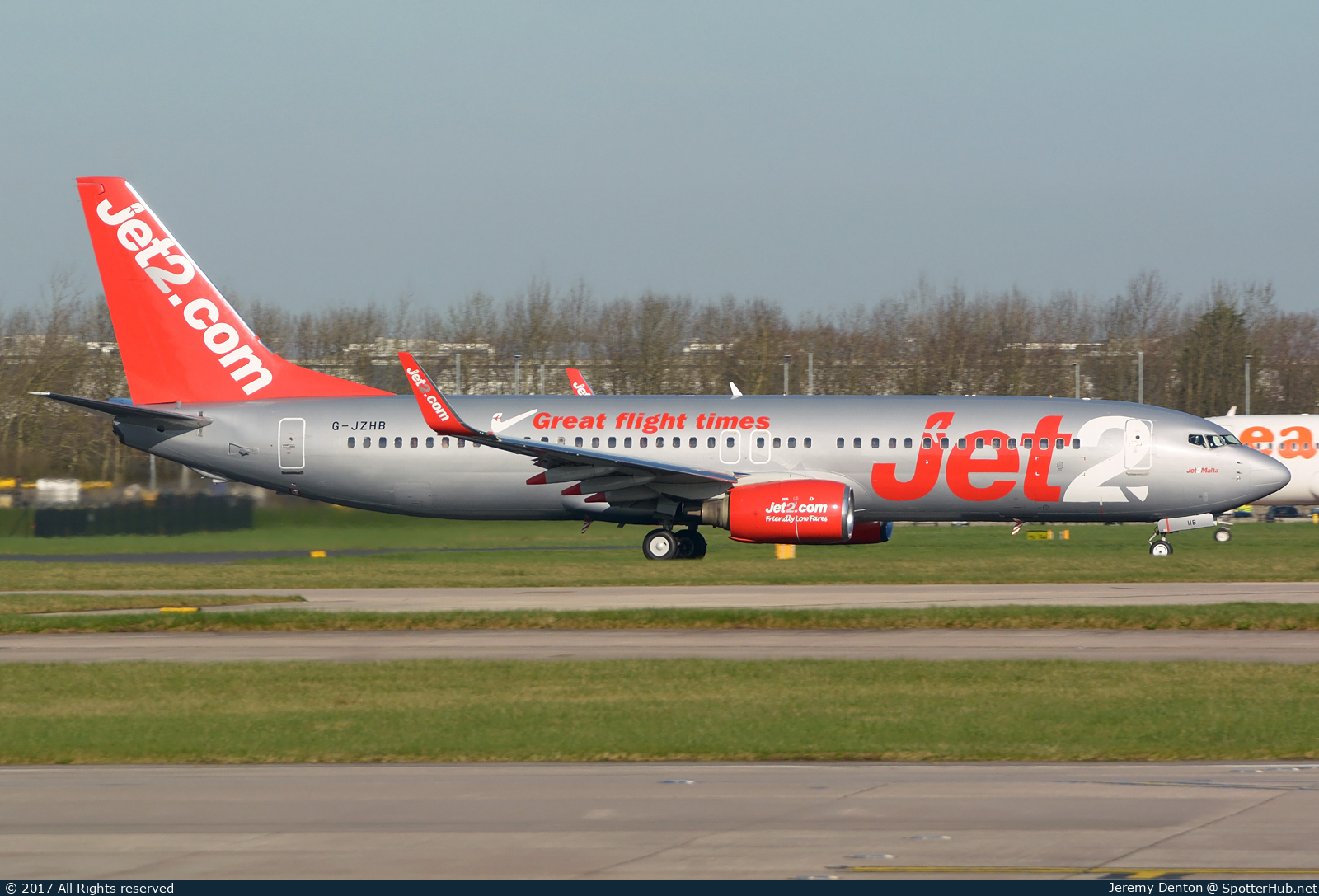 Photo of G-JZHB - Boeing 737-8K5 operated by Jet2