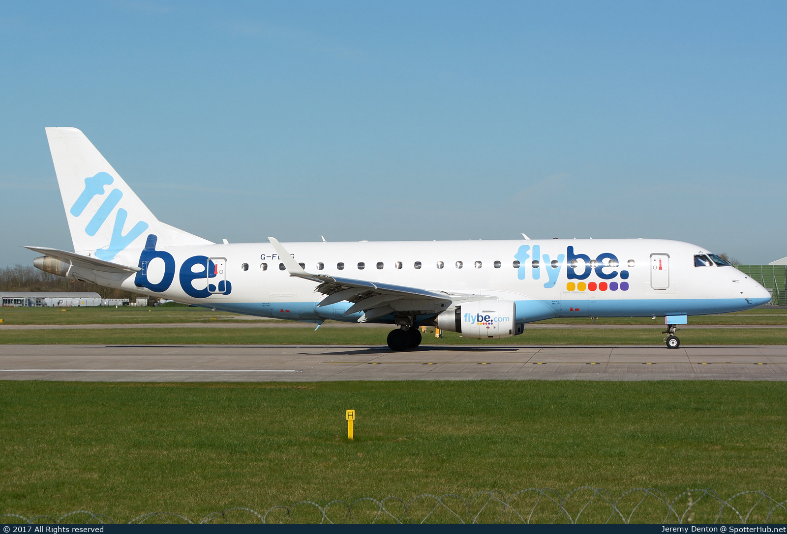 Photo of G-FBJG - Embraer ERJ-175STD operated by flybe