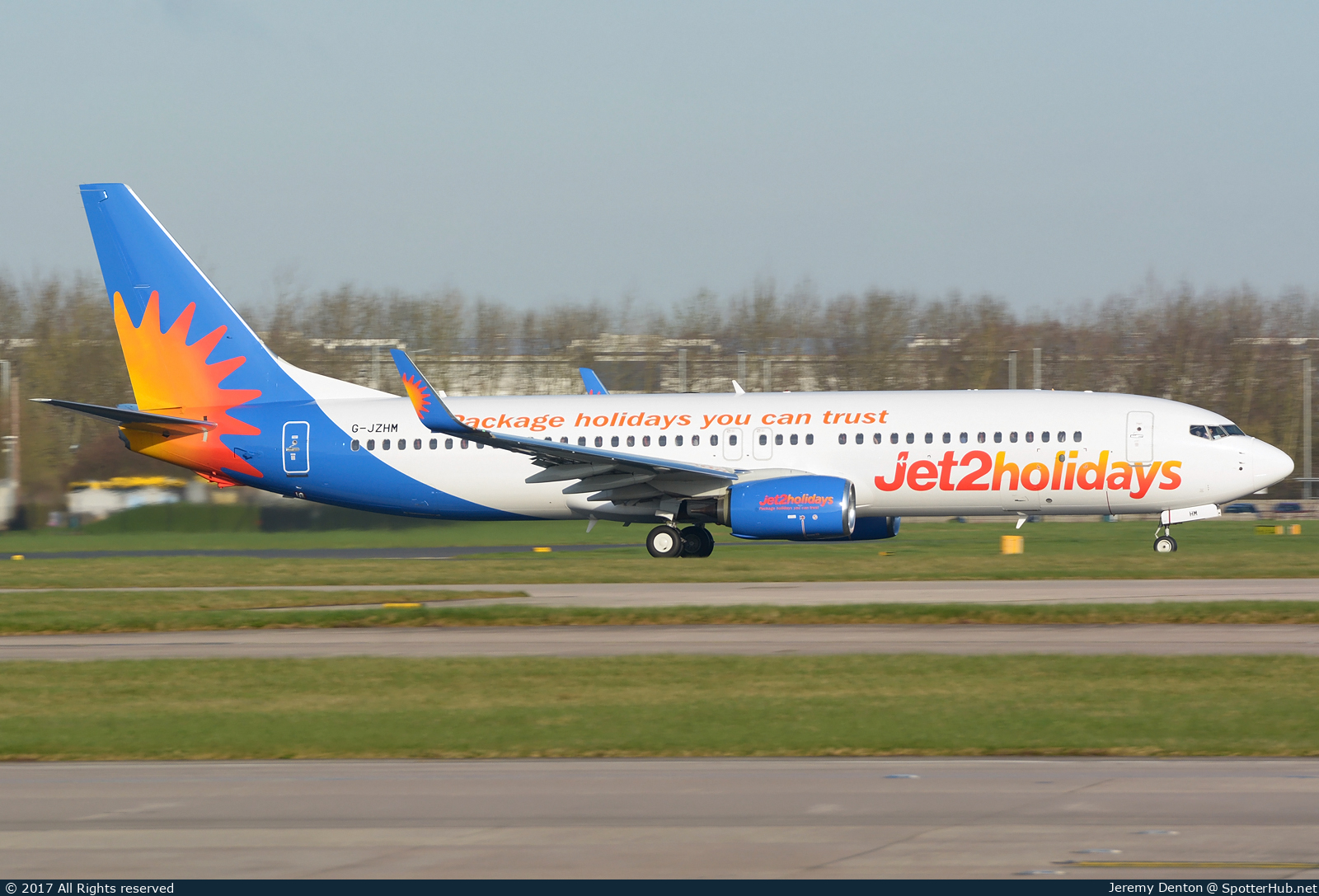 Photo of G-JZHM - Boeing 737-8MG operated by Jet2