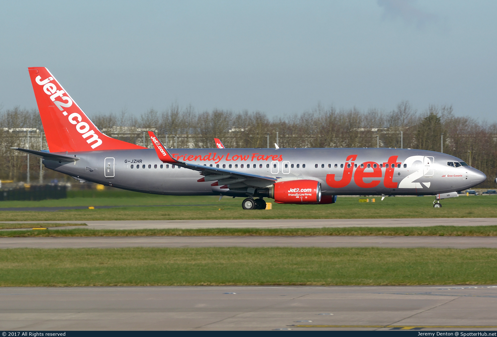 Photo of G-JZHR - Boeing 737-8MG operated by Jet2