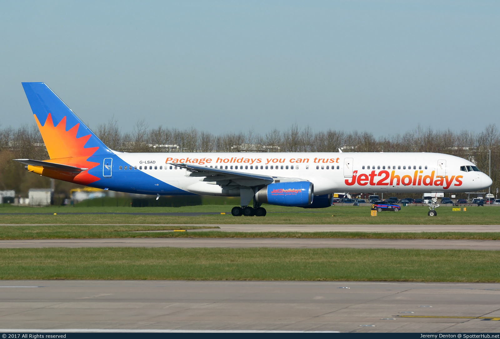 Photo of G-LSAD - Boeing 757-236 operated by Jet2