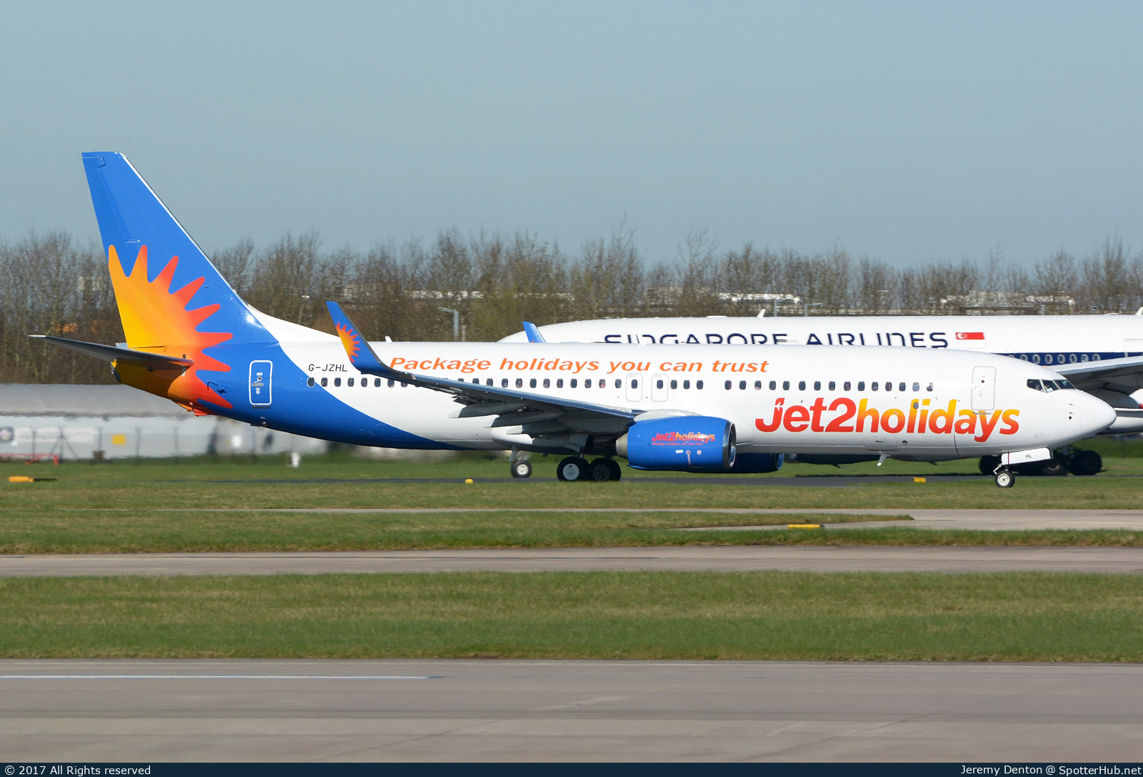 Photo of G-JZHL - Boeing 737-8MG operated by Jet2