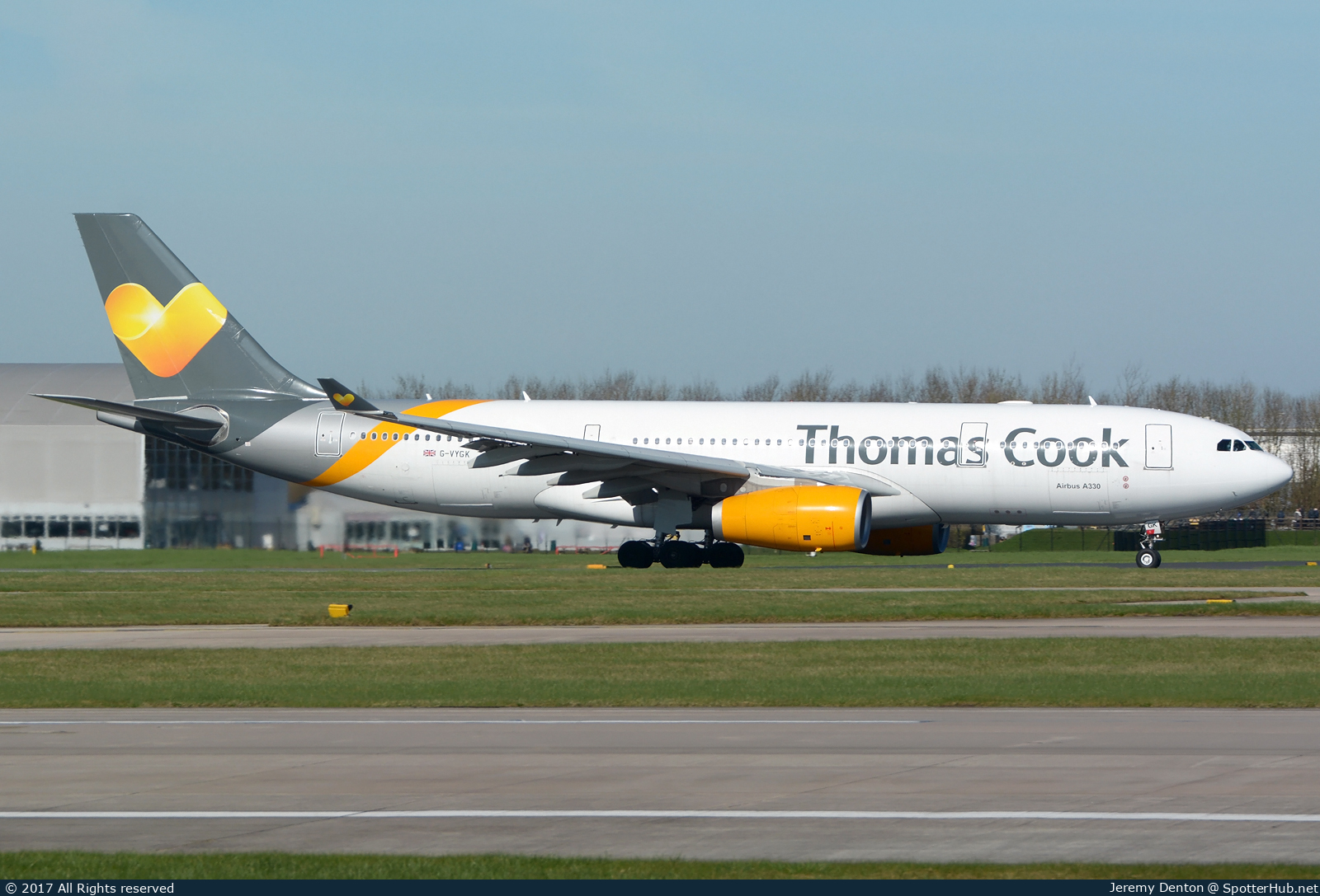 Photo of G-VYGK - Airbus A330-243 operated by Thomas Cook Airlines (opb AirTanker)