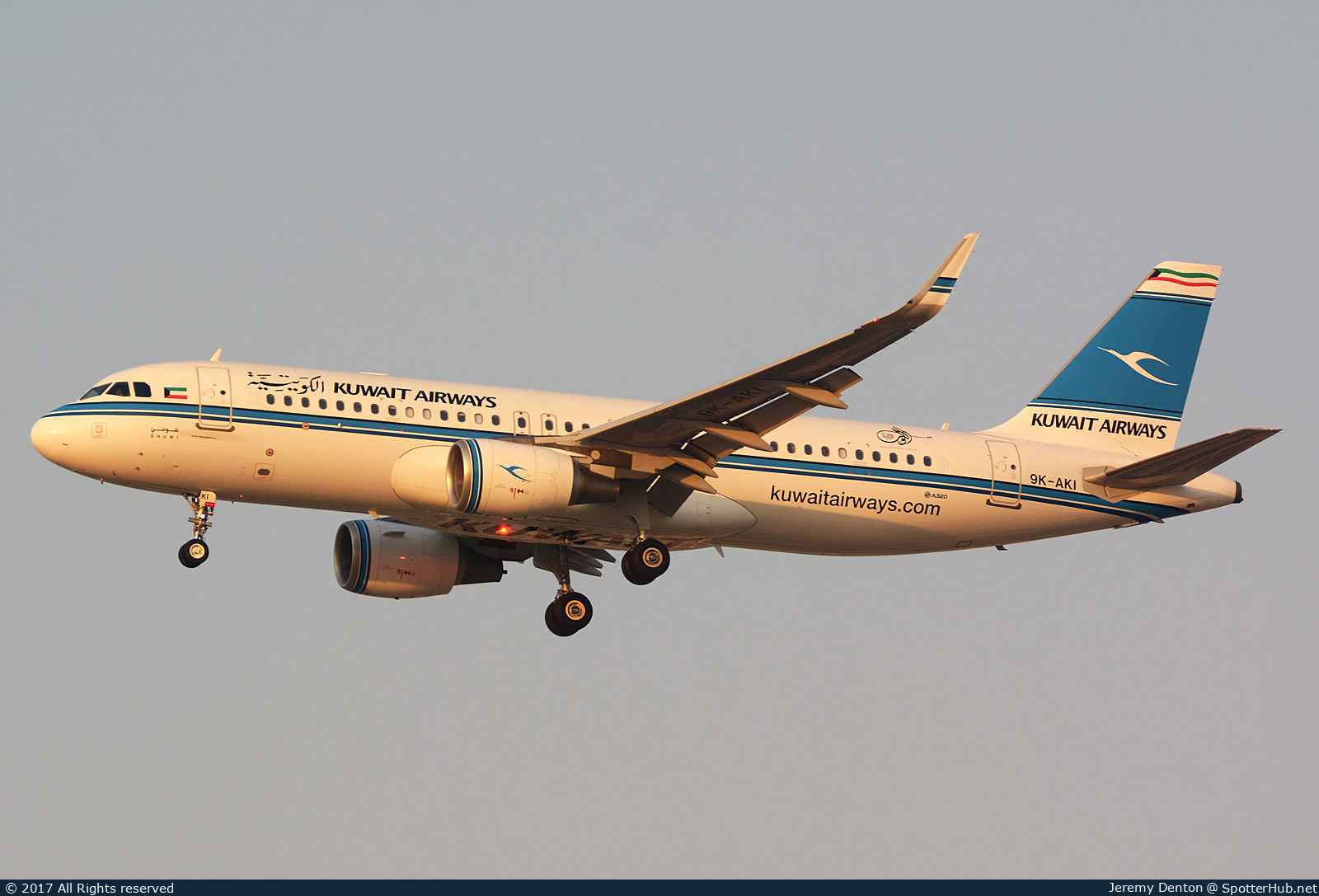 Photo of 9K-AKI - Airbus A320-214 operated by Kuwait Airways
