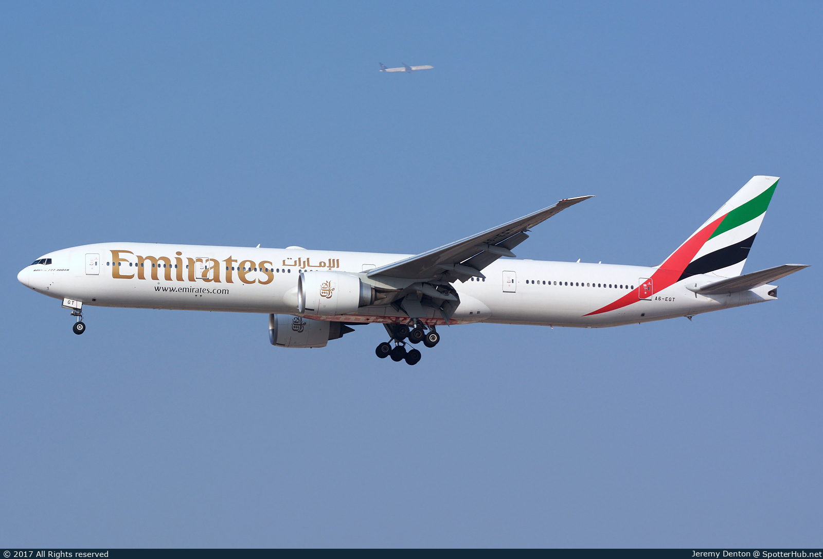 Photo of A6-EGT - Boeing 777-31H(ER) operated by Emirates