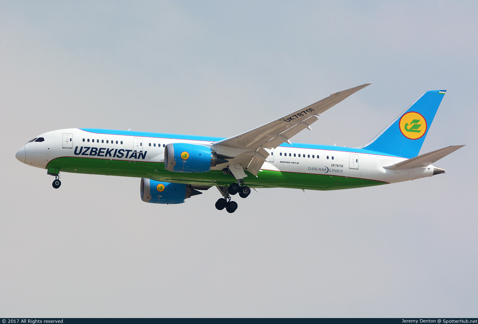 Photo of UK78701 - Boeing 787-8 Dreamliner operated by Uzbekistan Airways