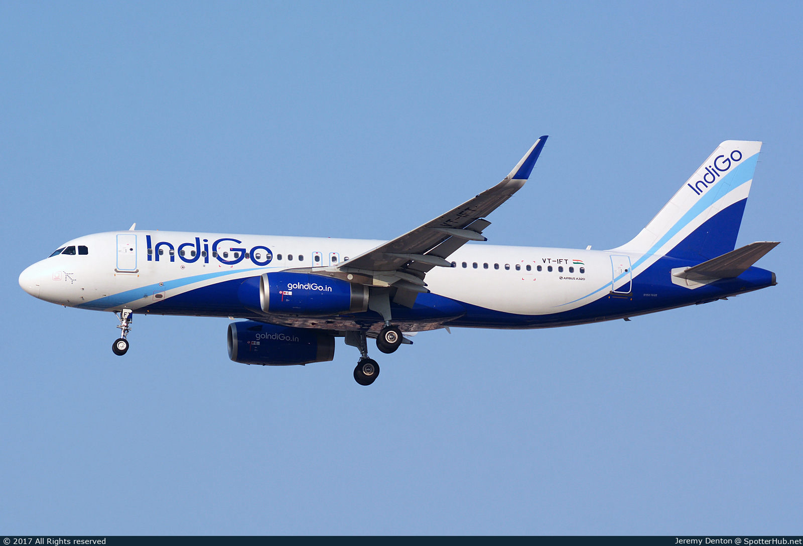 Photo of VT-IFT - Airbus A320-232 operated by IndiGo