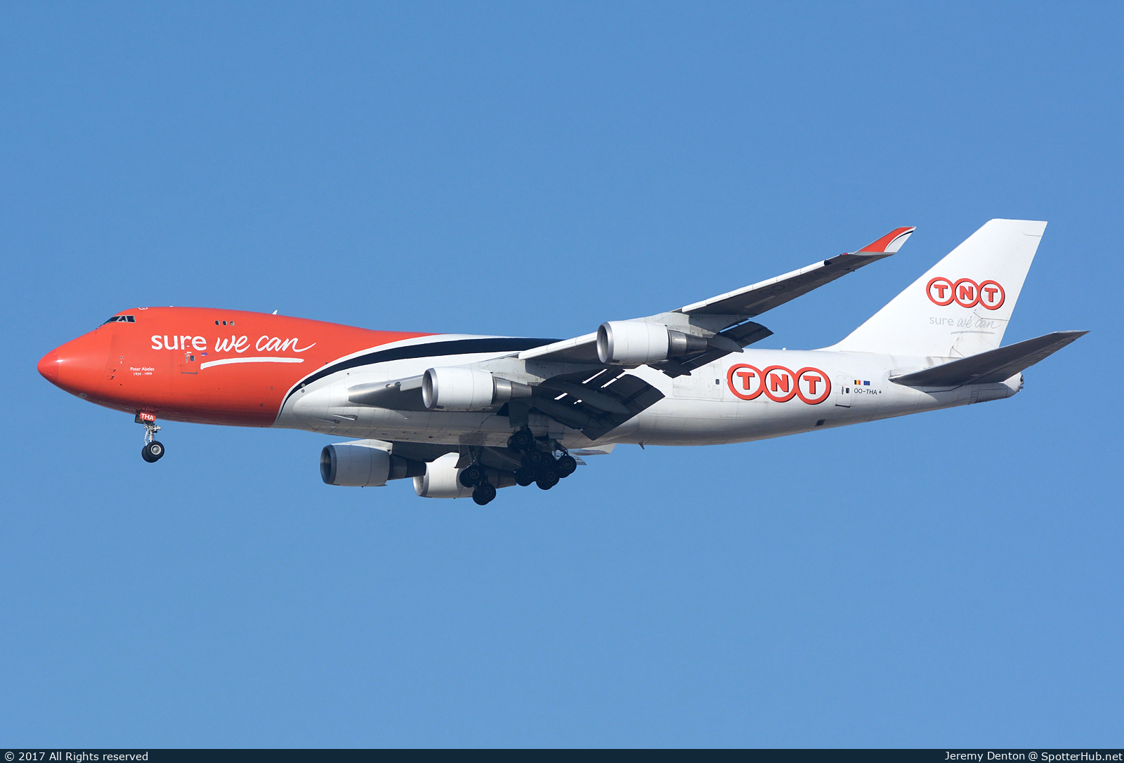 Photo of OO-THA - Boeing 747-4HAF(ER) operated by TNT Airways