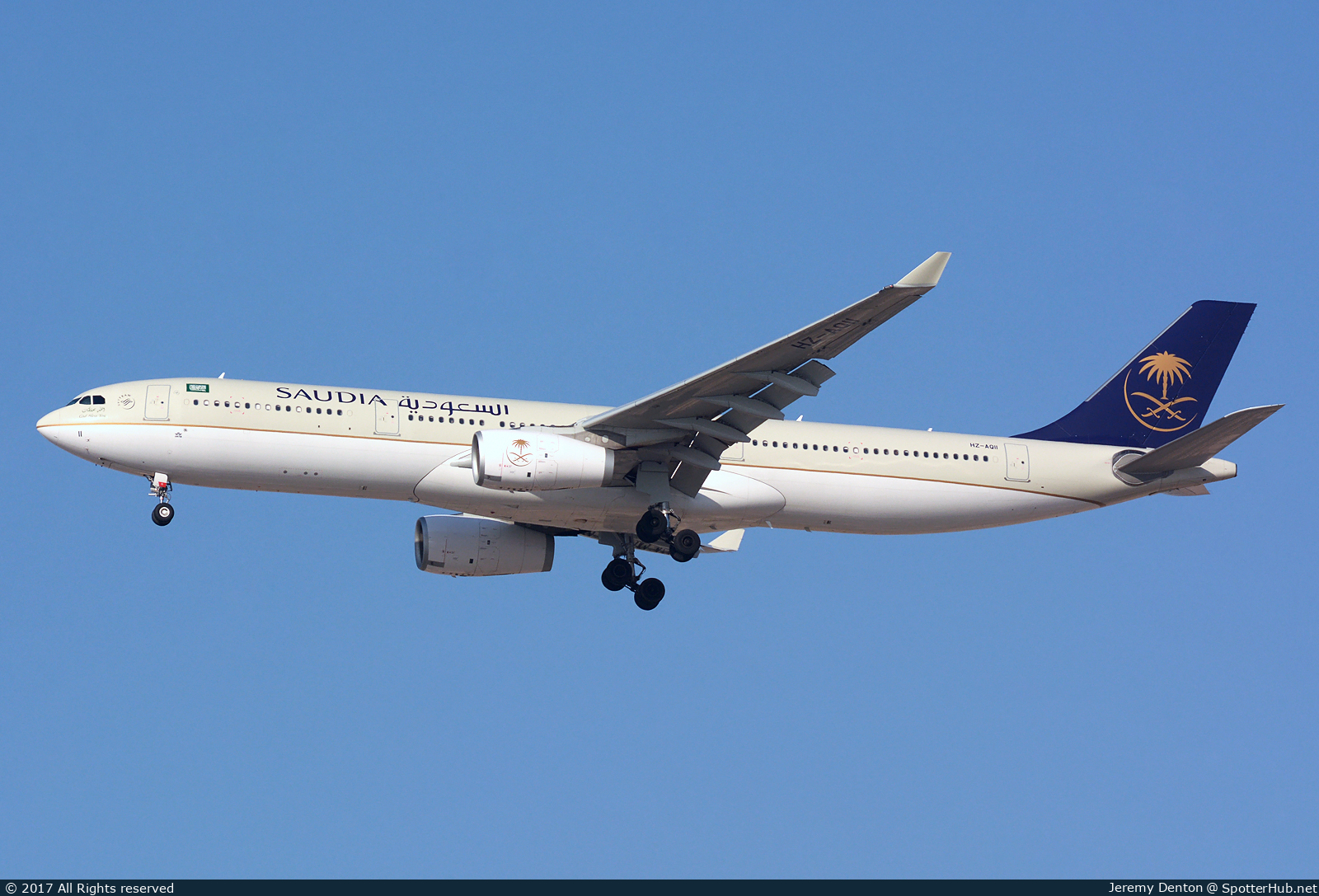 Photo of HZ-AQ11 - Airbus A330-343 operated by Saudia