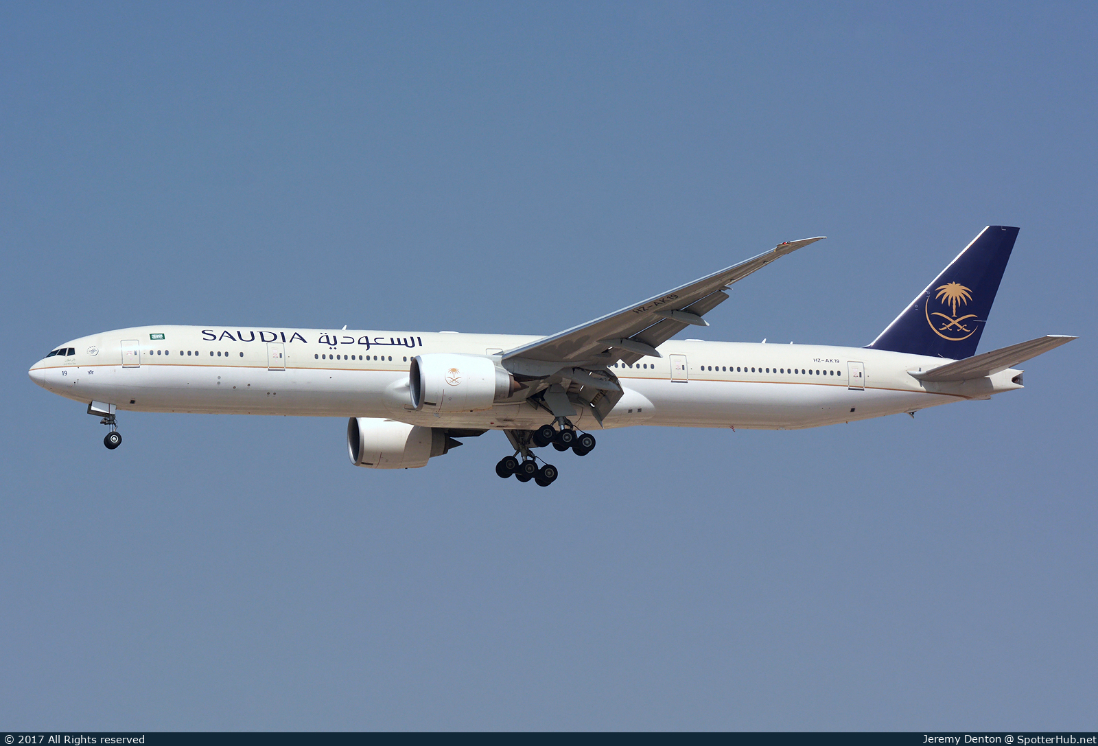 Photo of HZ-AK19 - Boeing 777-368(ER) operated by Saudia