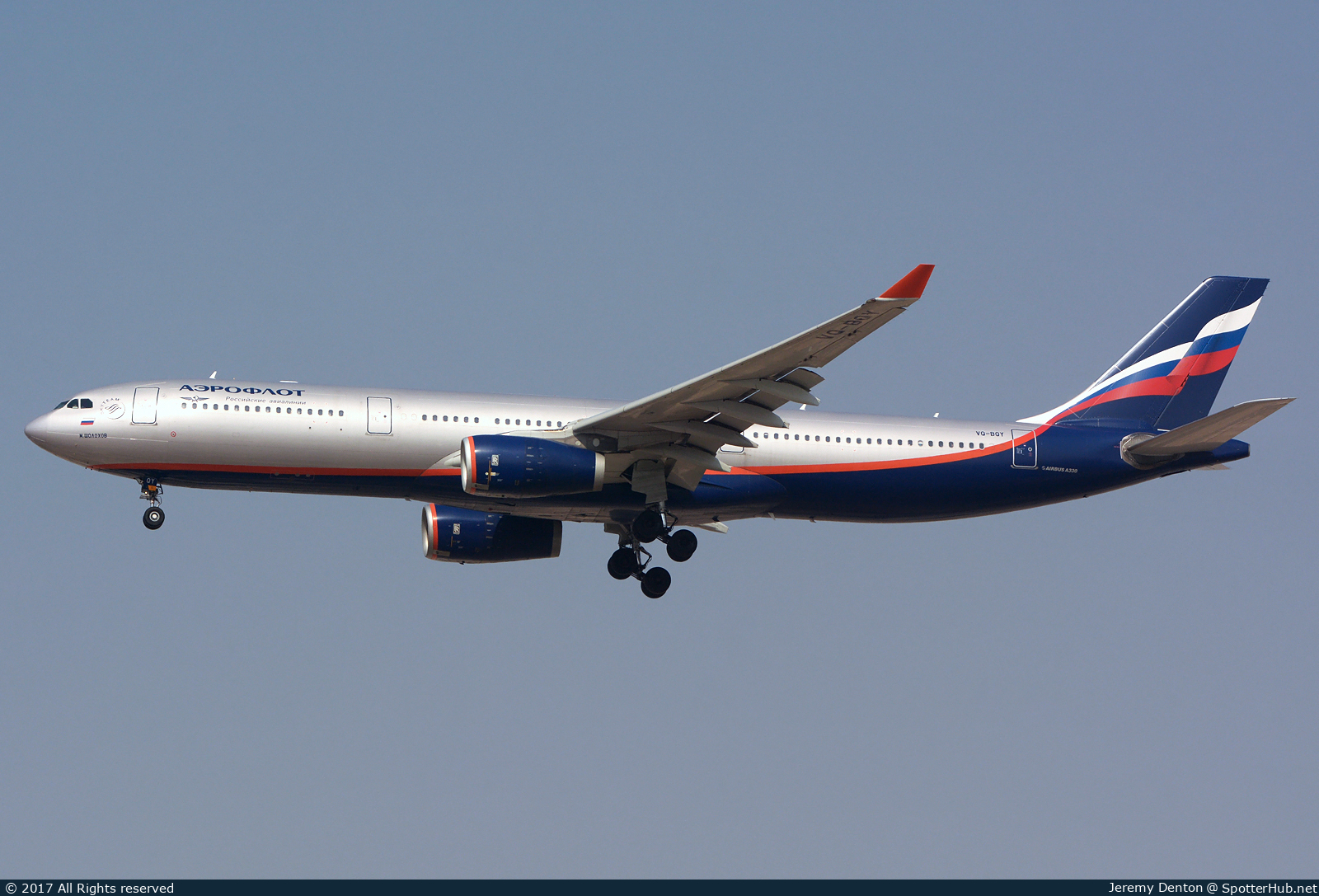 Photo of VQ-BQY - Airbus A330-343 operated by Aeroflot