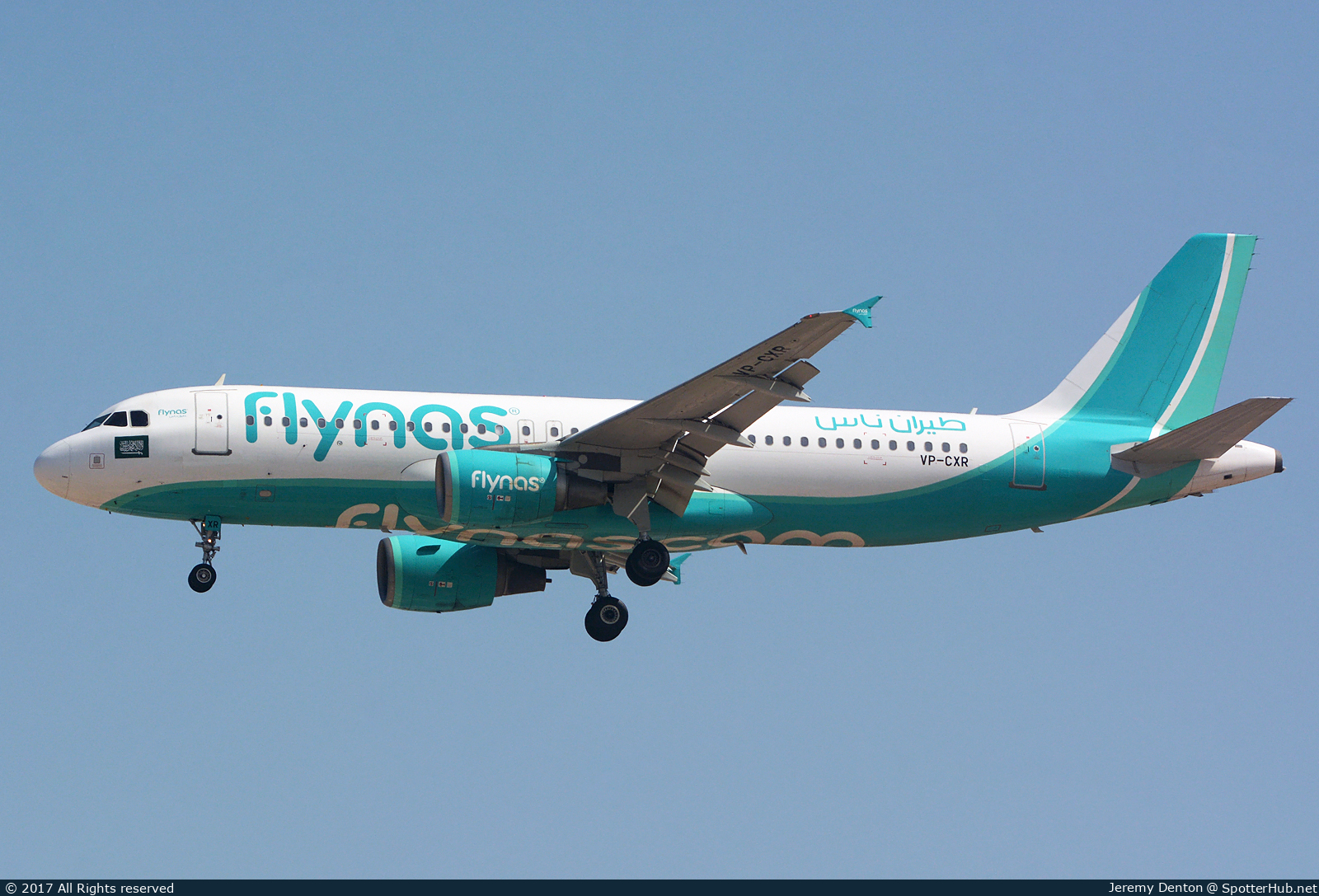Photo of VP-CXR - Airbus A320-214 operated by Flynas