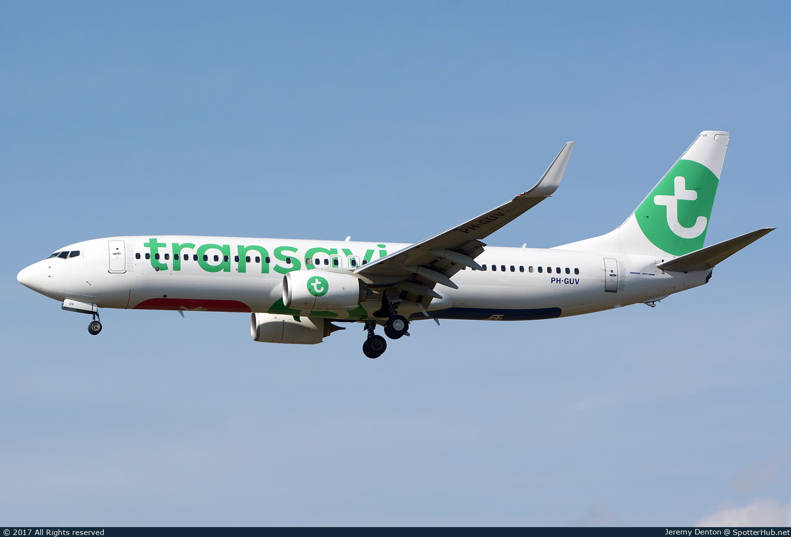 Photo of PH-GUV - Boeing 737-8EH operated by Transavia