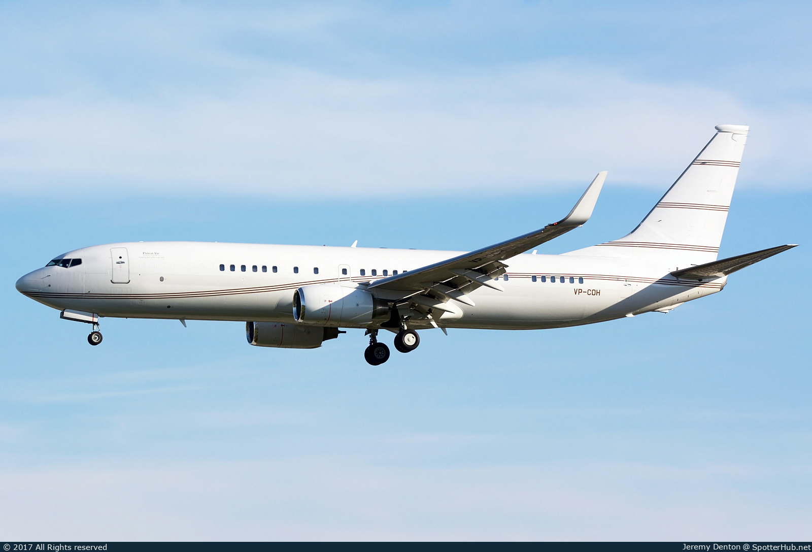 Photo of VP-COH - Boeing 737-8DR(BBJ2) operated by PrivatAir Saudi Arabia