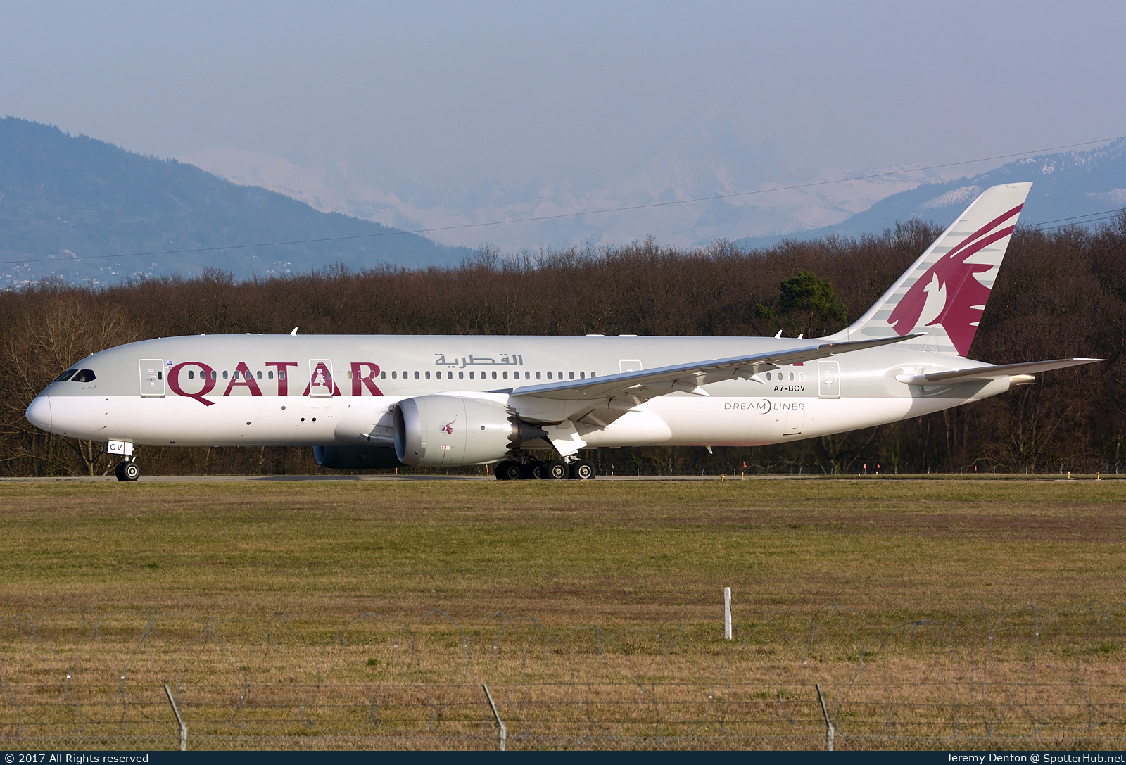 Photo of A7-BCV - Boeing 787-8 Dreamliner operated by Qatar Airways