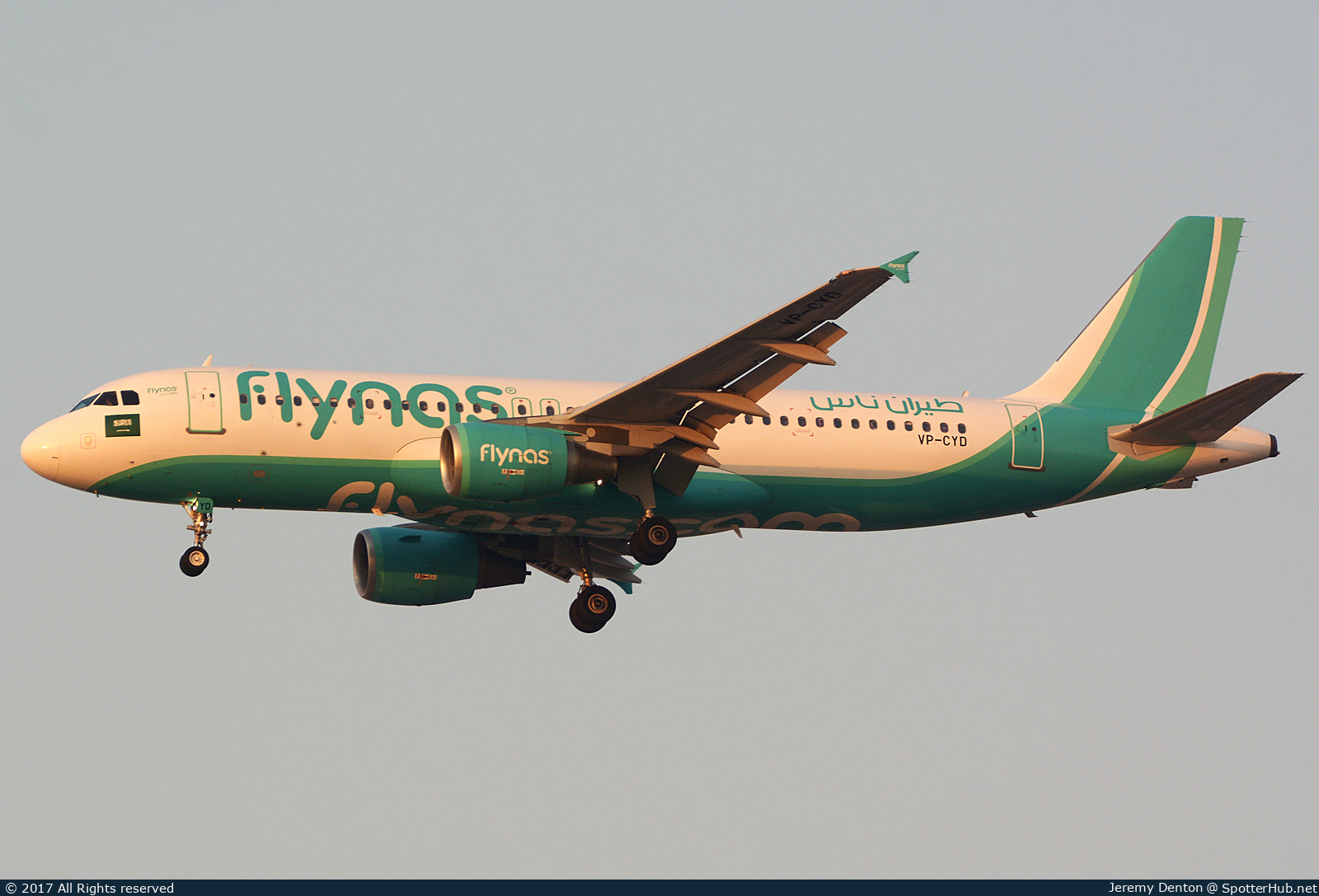 Photo of VP-CYD - Airbus A320-214 operated by Flynas