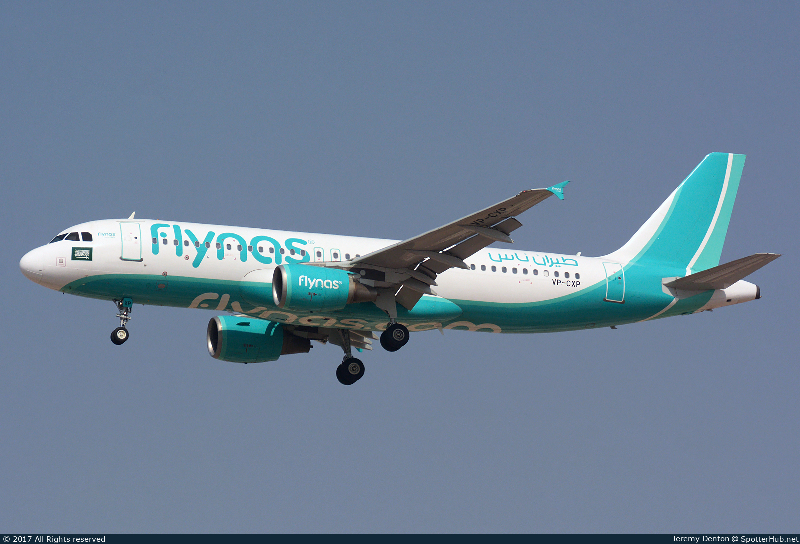 Photo of VP-CXP - Airbus A320-214 operated by Flynas