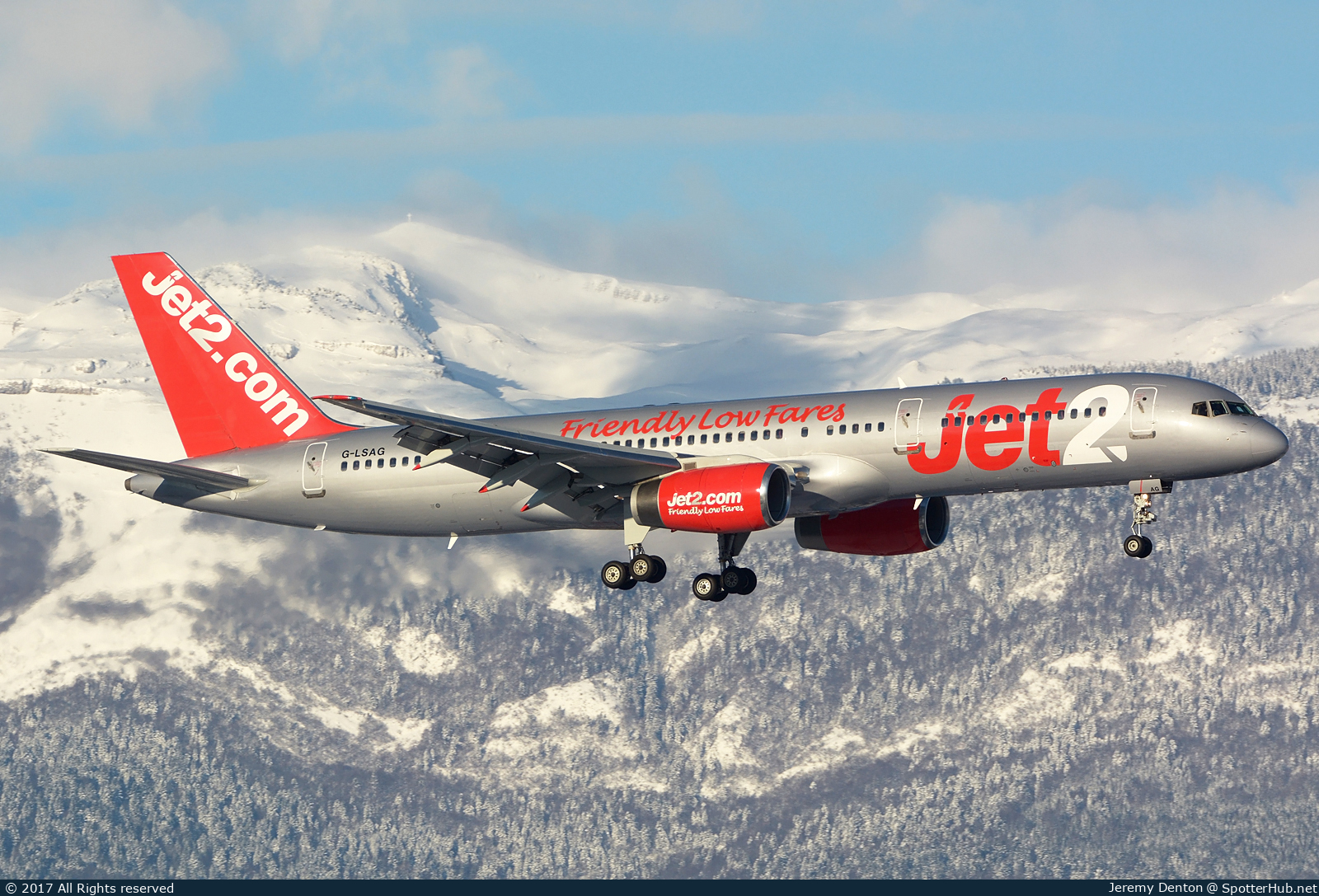 Photo of G-LSAG - Boeing 757-21B operated by Jet2
