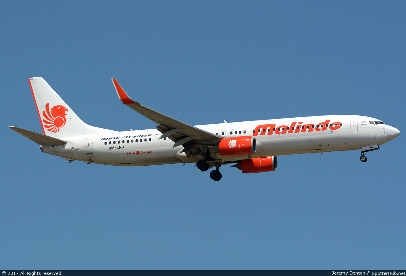 Photo of 9M-LNJ - Boeing 737-9GP(ER) operated by Malindo Air