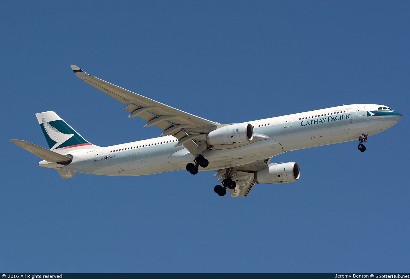Photo of B-HLS - Airbus A330-343 operated by Cathay Pacific Airways