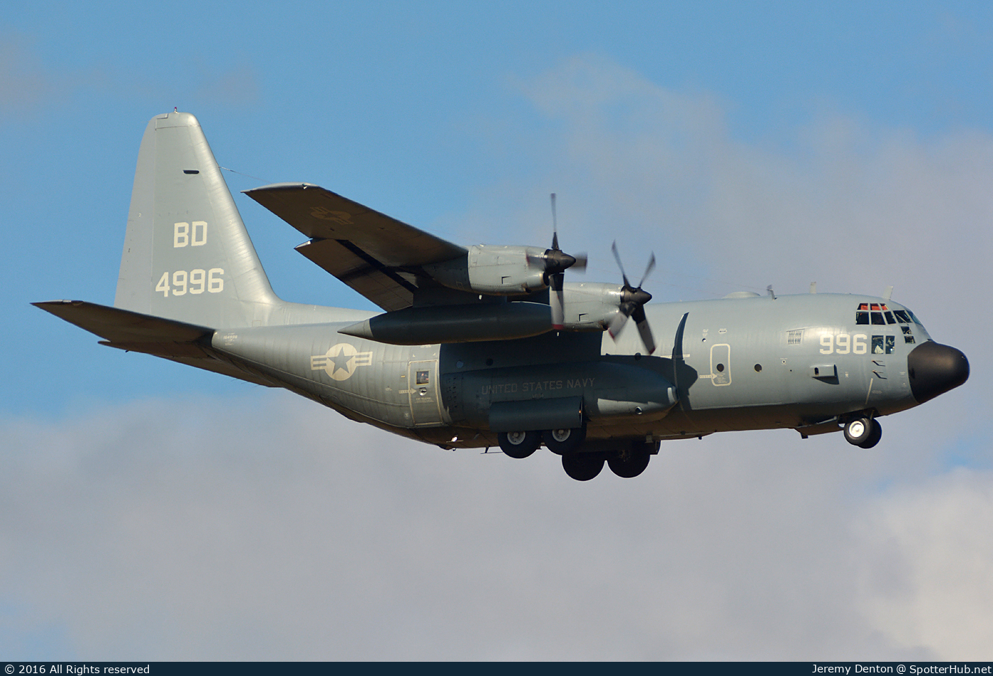 Photo of 164996 - Lockheed C-130T Hercules operated by US Navy