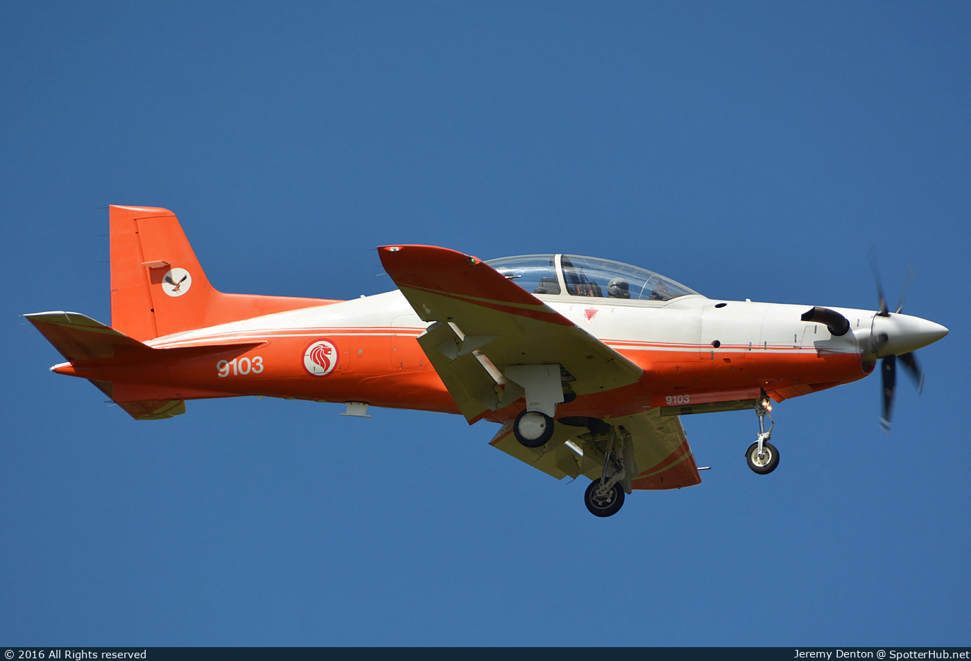 Photo of 9103 - Pilatus PC-21 operated by Republic of Singapore Air Force