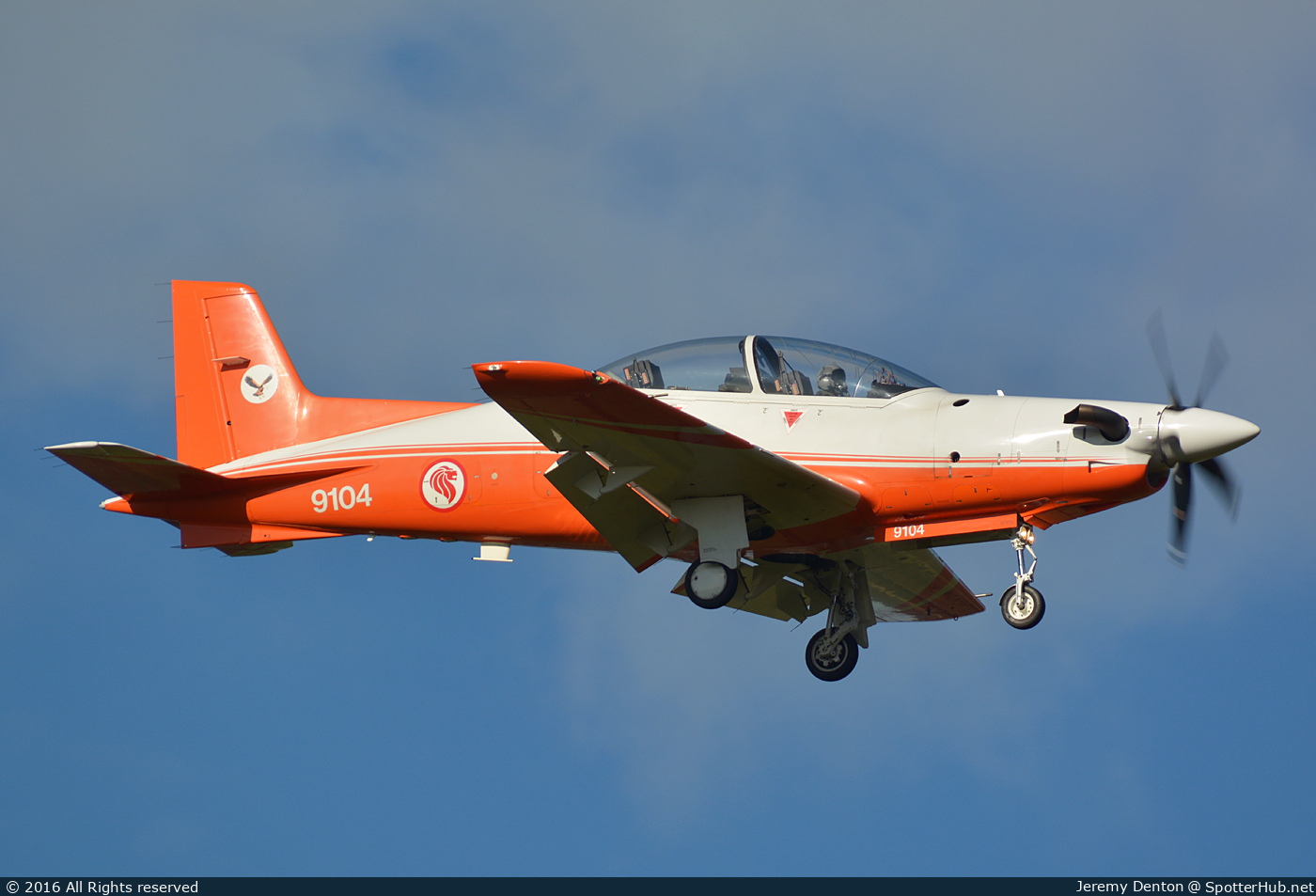 Photo of 9104 - Pilatus PC-21 operated by Republic of Singapore Air Force