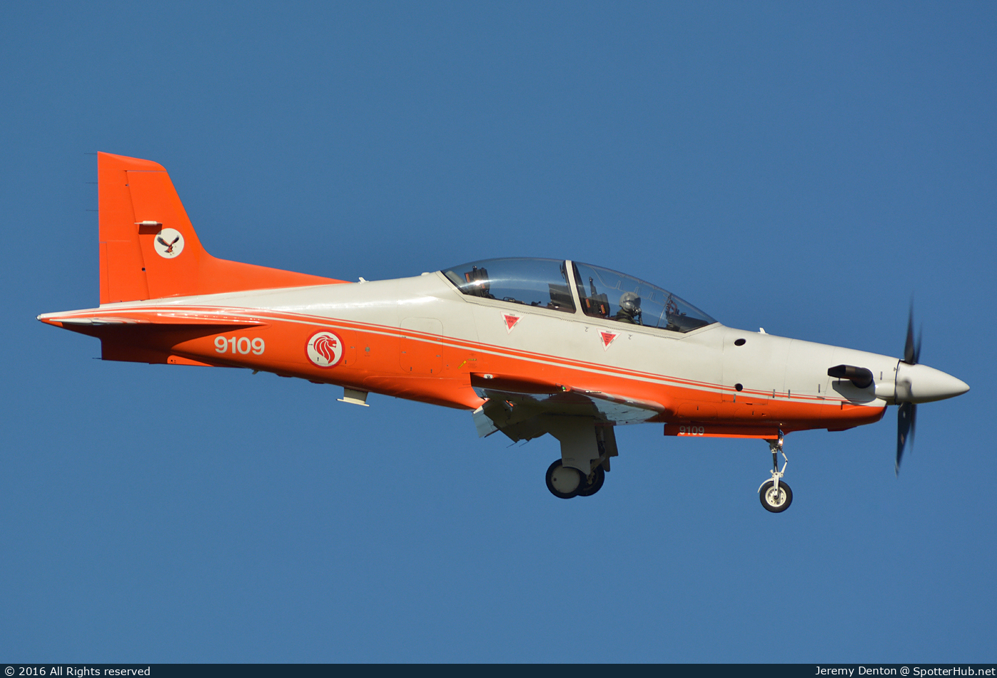 Photo of 9109 - Pilatus PC-21 operated by Republic of Singapore Air Force