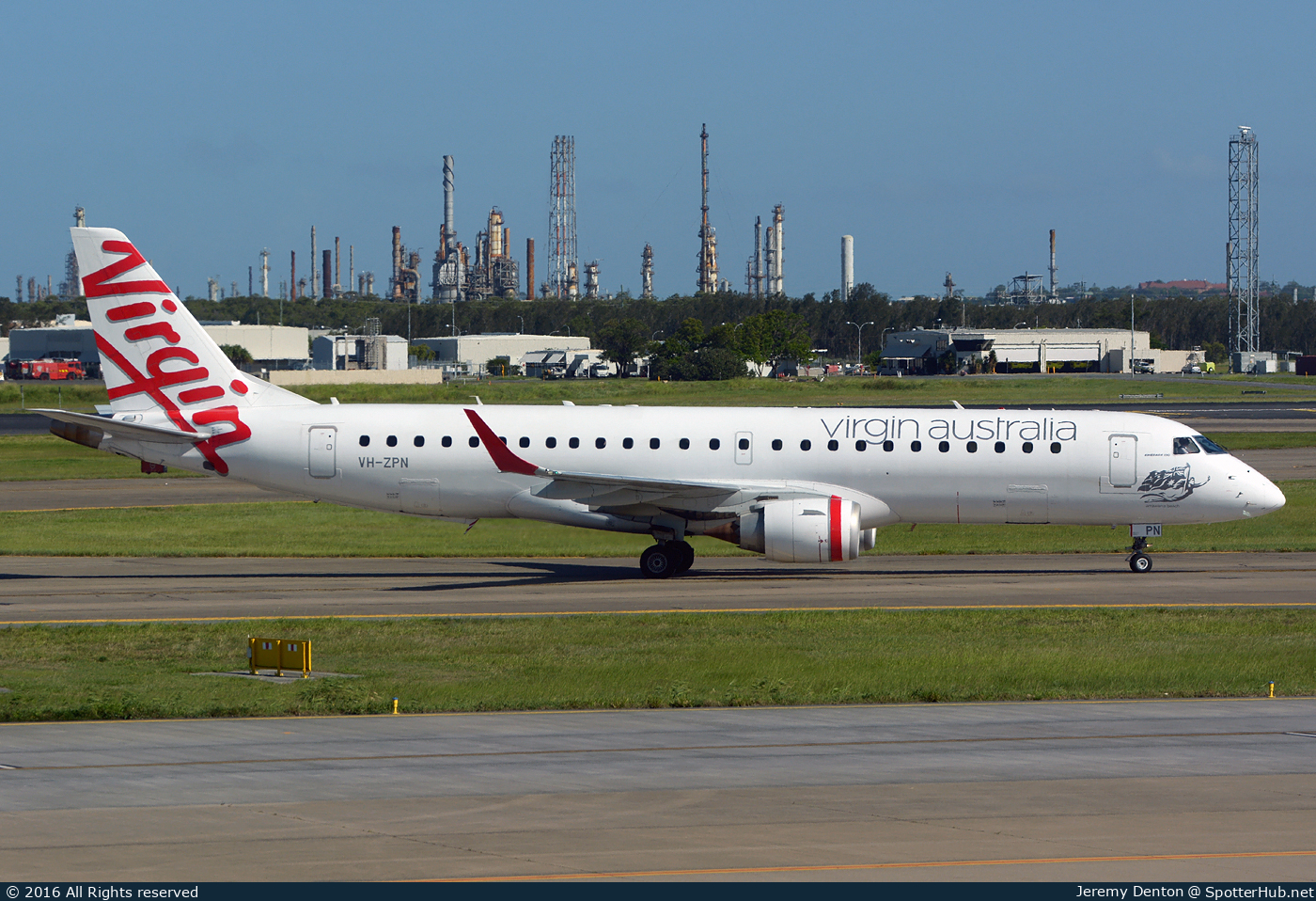 Photo of VH-ZPN - Embraer ERJ-190AR operated by Virgin Australia Airlines
