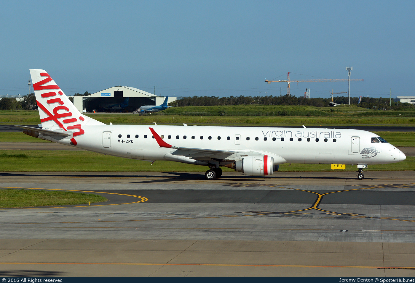 Photo of VH-ZPQ - Embraer ERJ-190AR operated by Virgin Australia Airlines