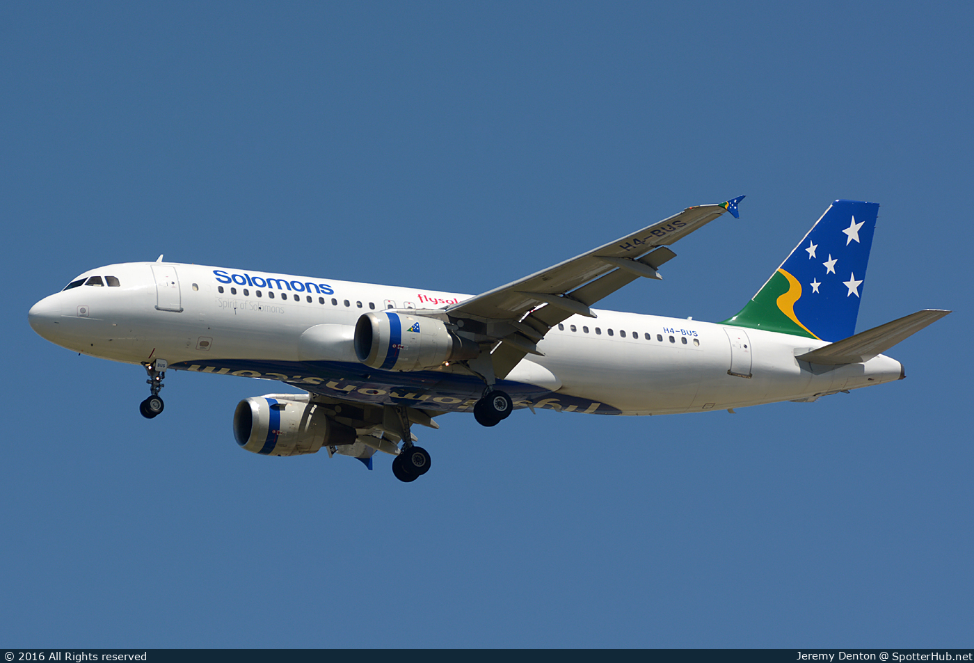 Photo of H4-BUS - Airbus A320-211 operated by Solomon Airlines