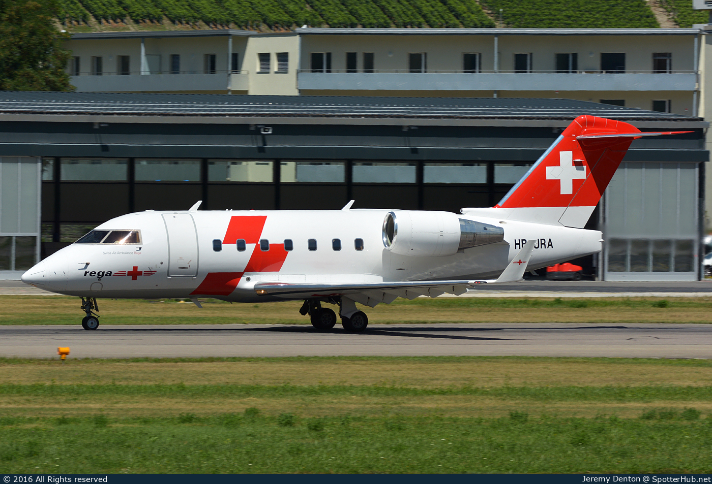 Photo of HB-JRA - Bombardier Challenger 604 operated by Rega Swiss Air-Rescue