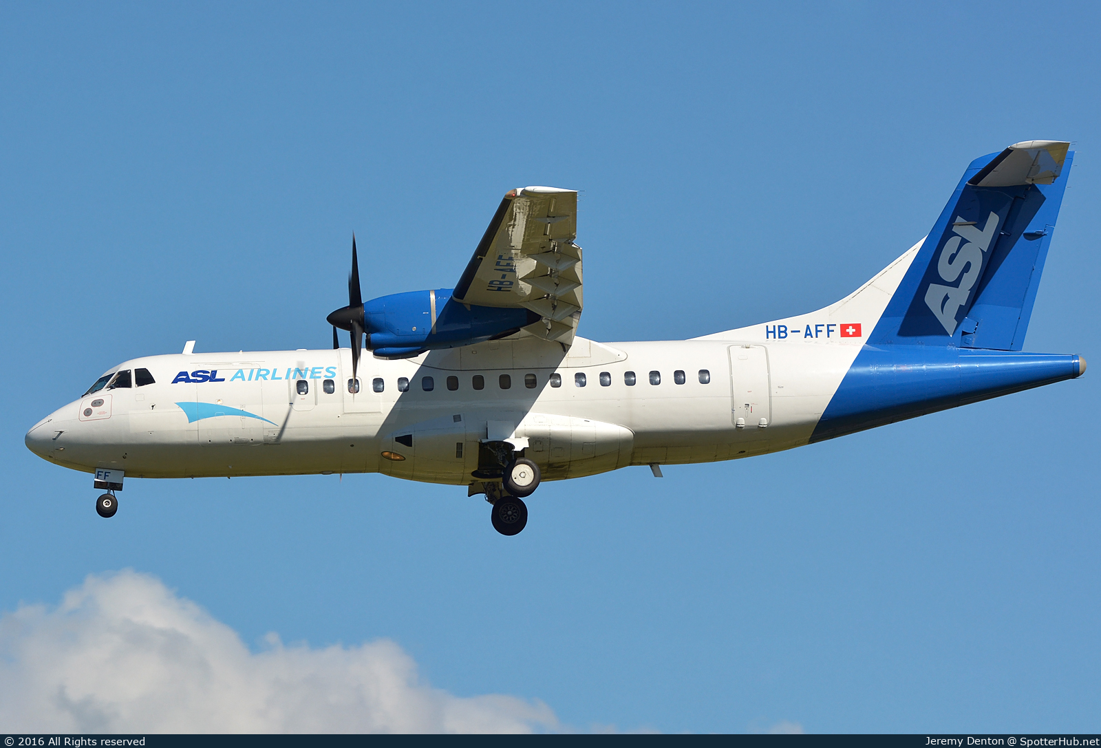 Photo of HB-AFF - ATR 42-320 operated by ASL Airlines Switzerland