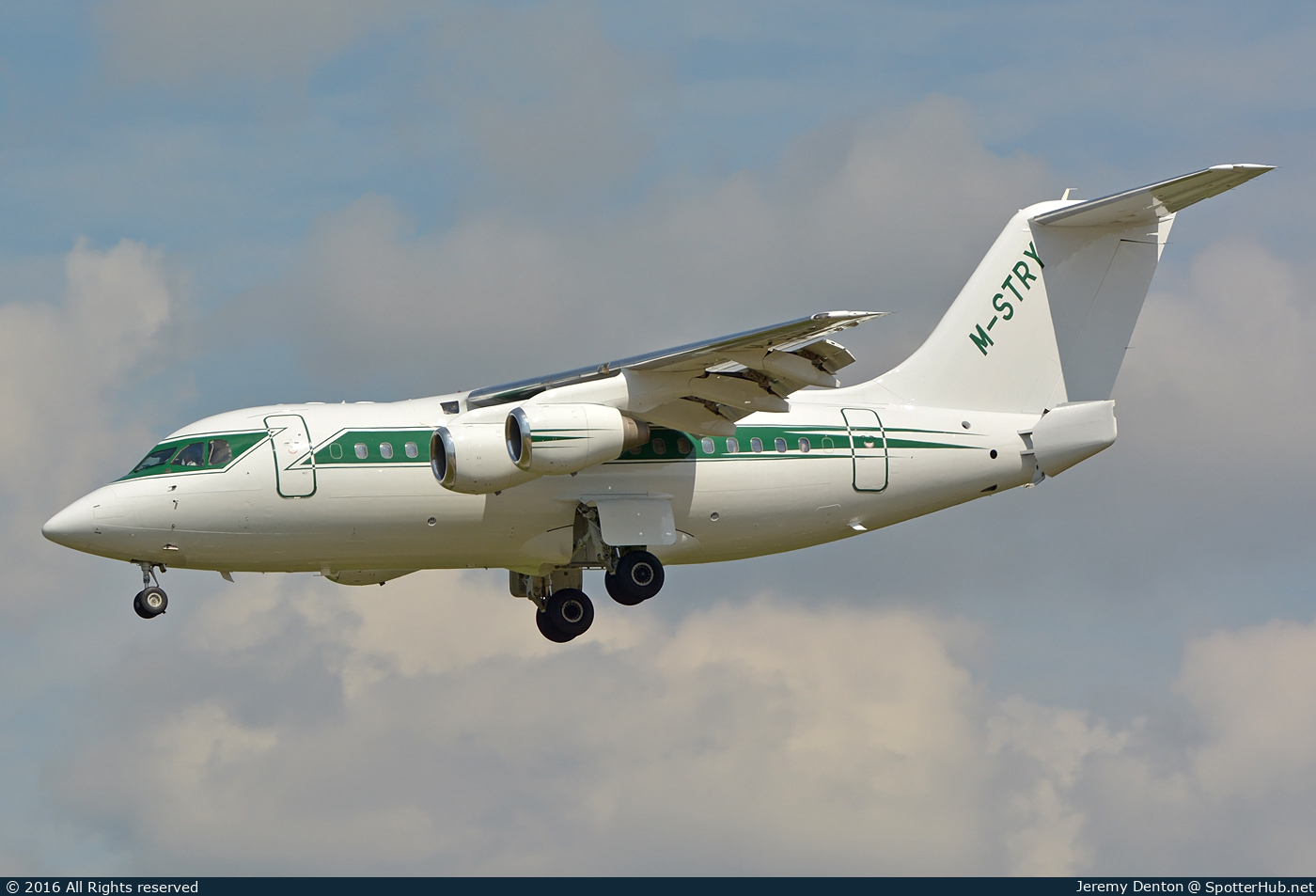 Photo of M-STRY - British Aerospace Avro RJ70 operated by Formula One Management