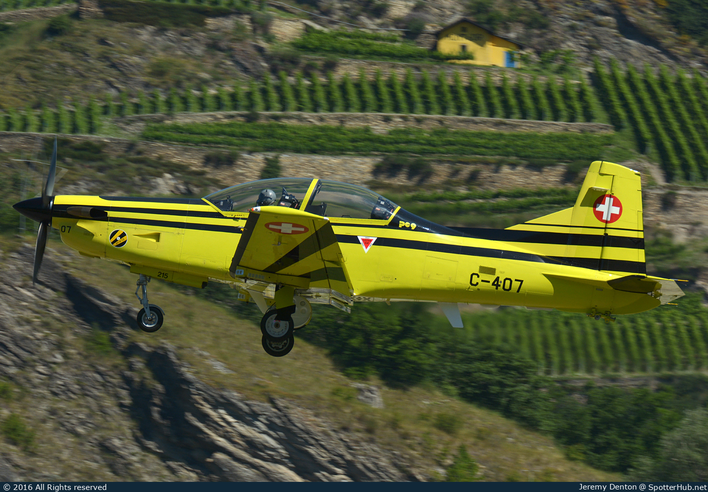 Photo of C-407 - Pilatus PC-9M operated by Swiss Air Force